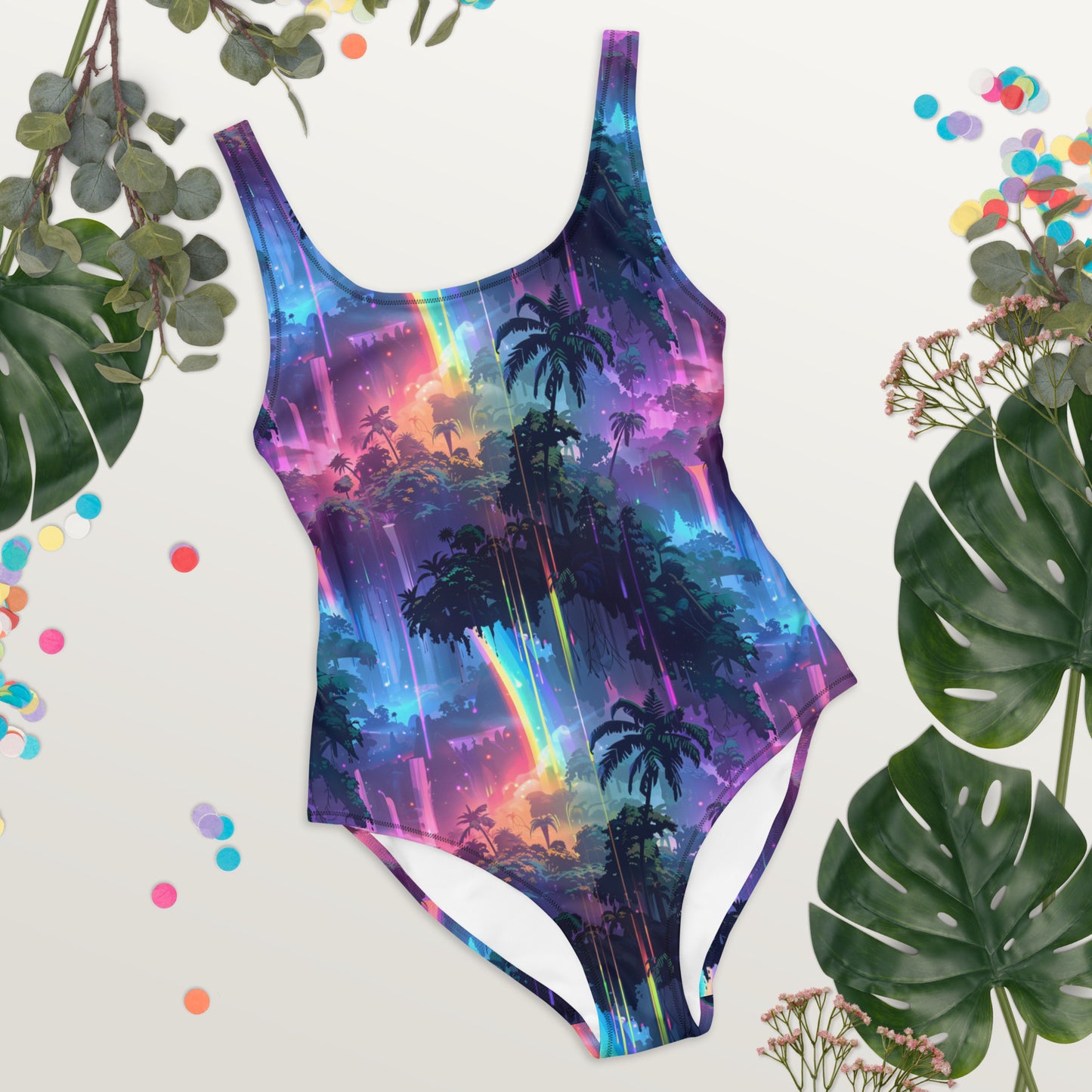 Waterfall Reflections One-Piece Swimsuit