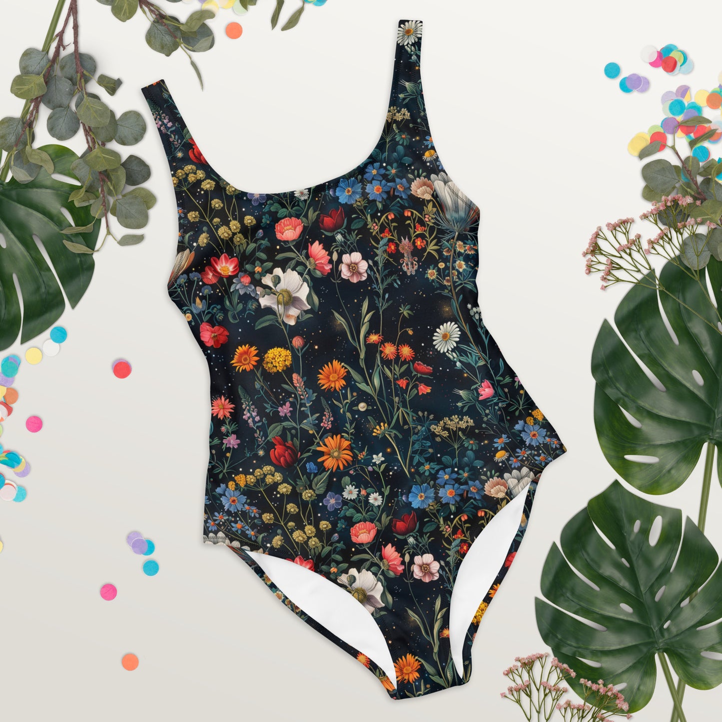 Astral Bloomscape One-Piece Swimsuit