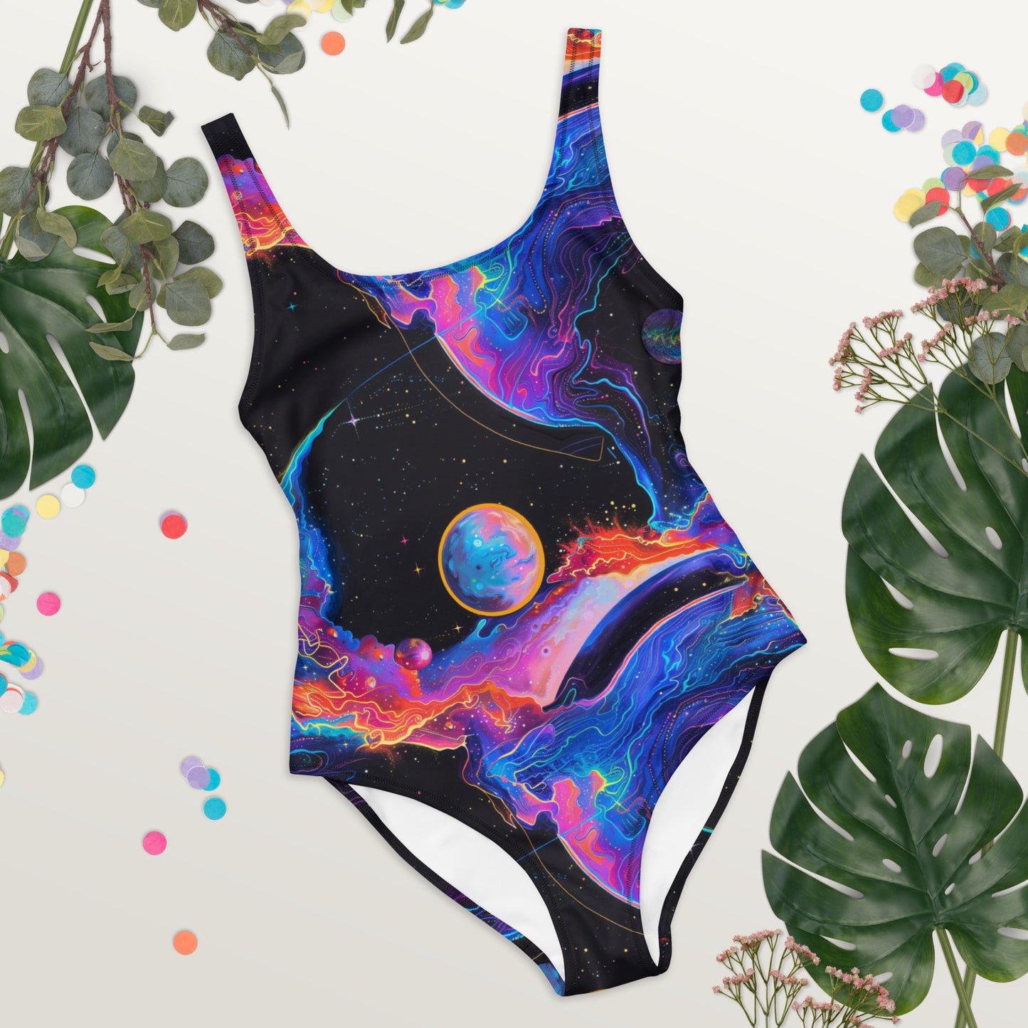 Planetary Highway One-Piece Swimsuit