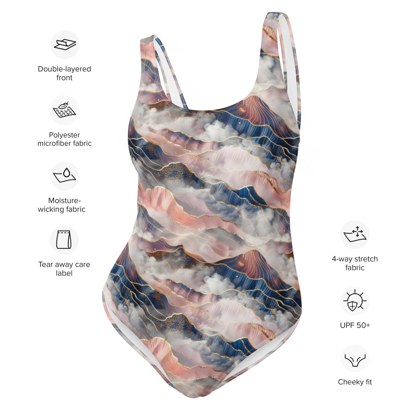 Cloudy Peaks One-Piece Swimsuit