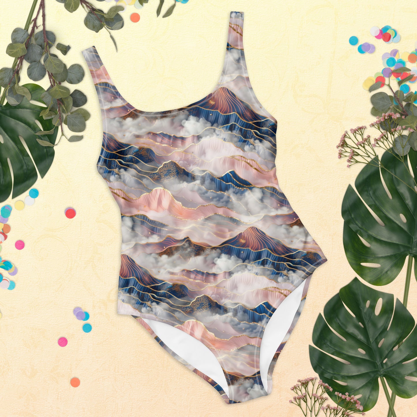 Cloudy Peaks One-Piece Swimsuit