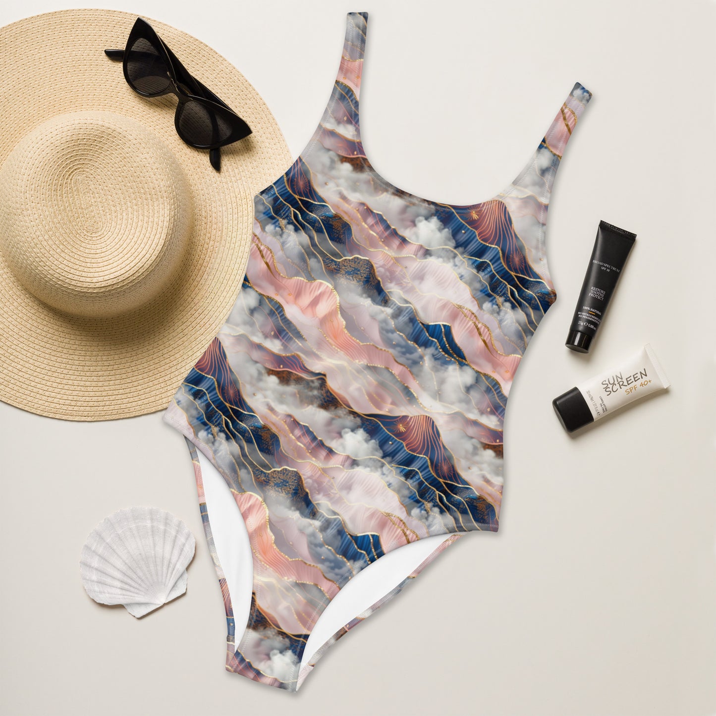 Cloudy Peaks One-Piece Swimsuit