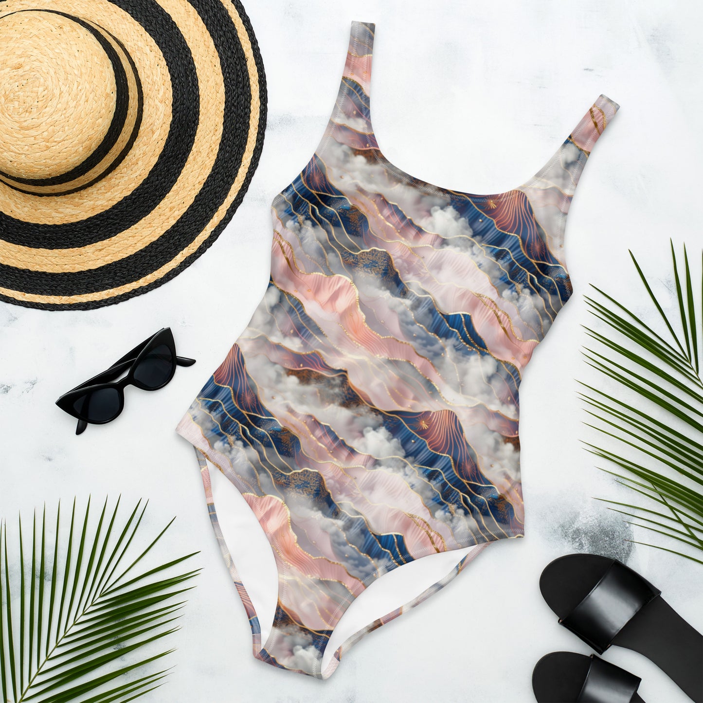 Cloudy Peaks One-Piece Swimsuit
