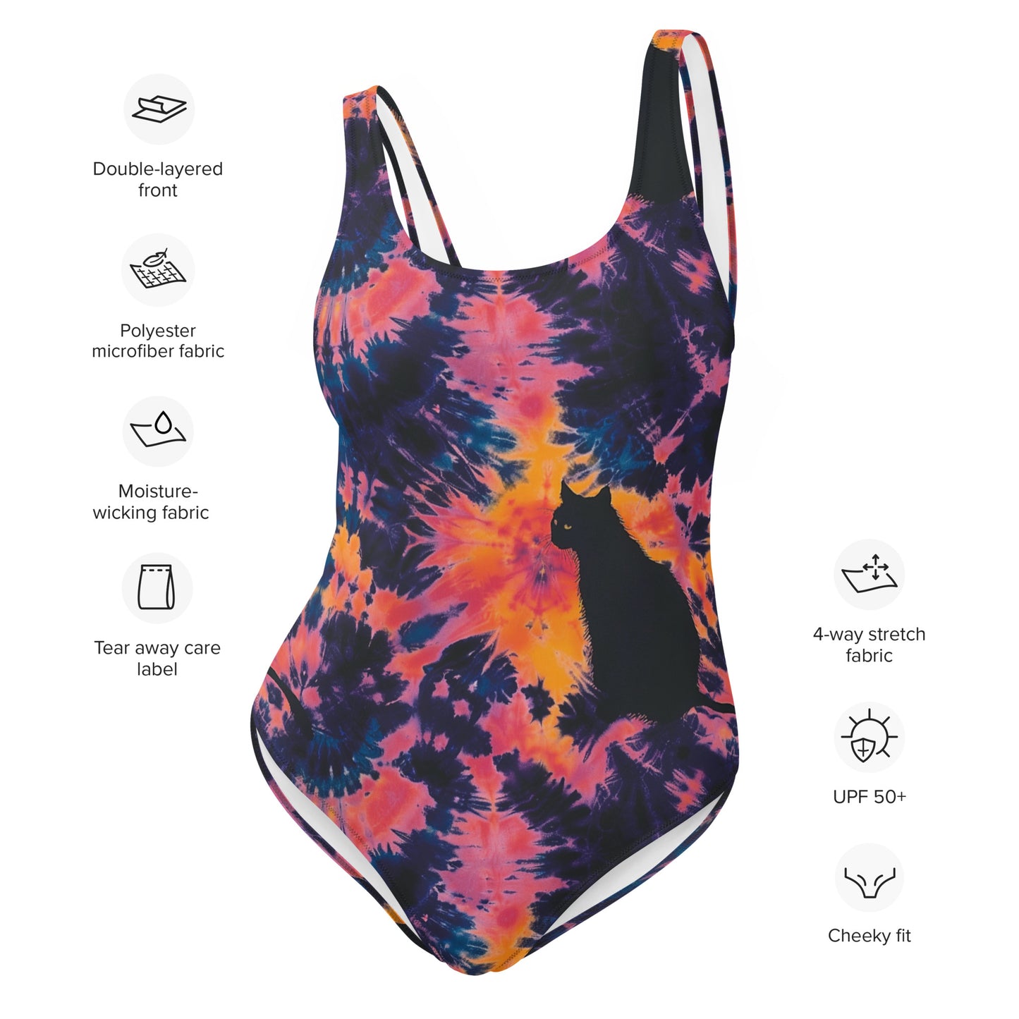Blueberry Ripple One-Piece Swimsuit