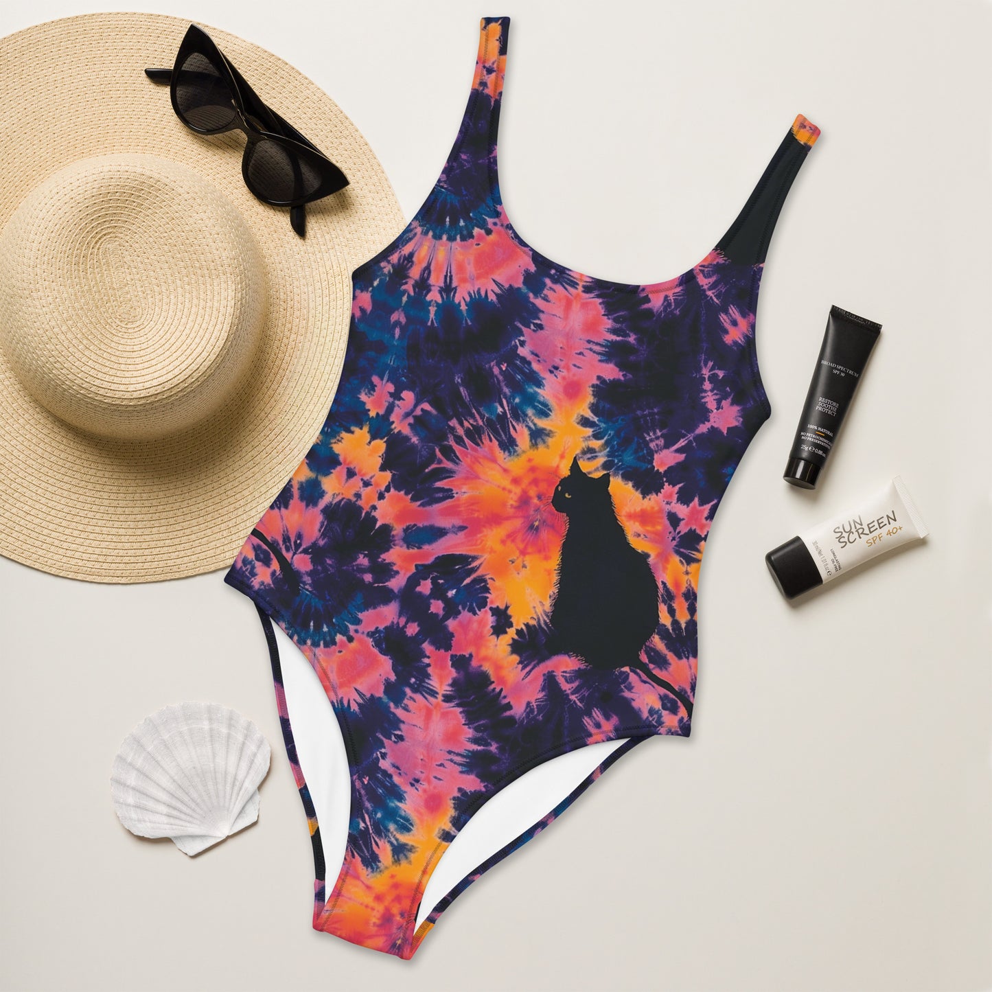Blueberry Ripple One-Piece Swimsuit