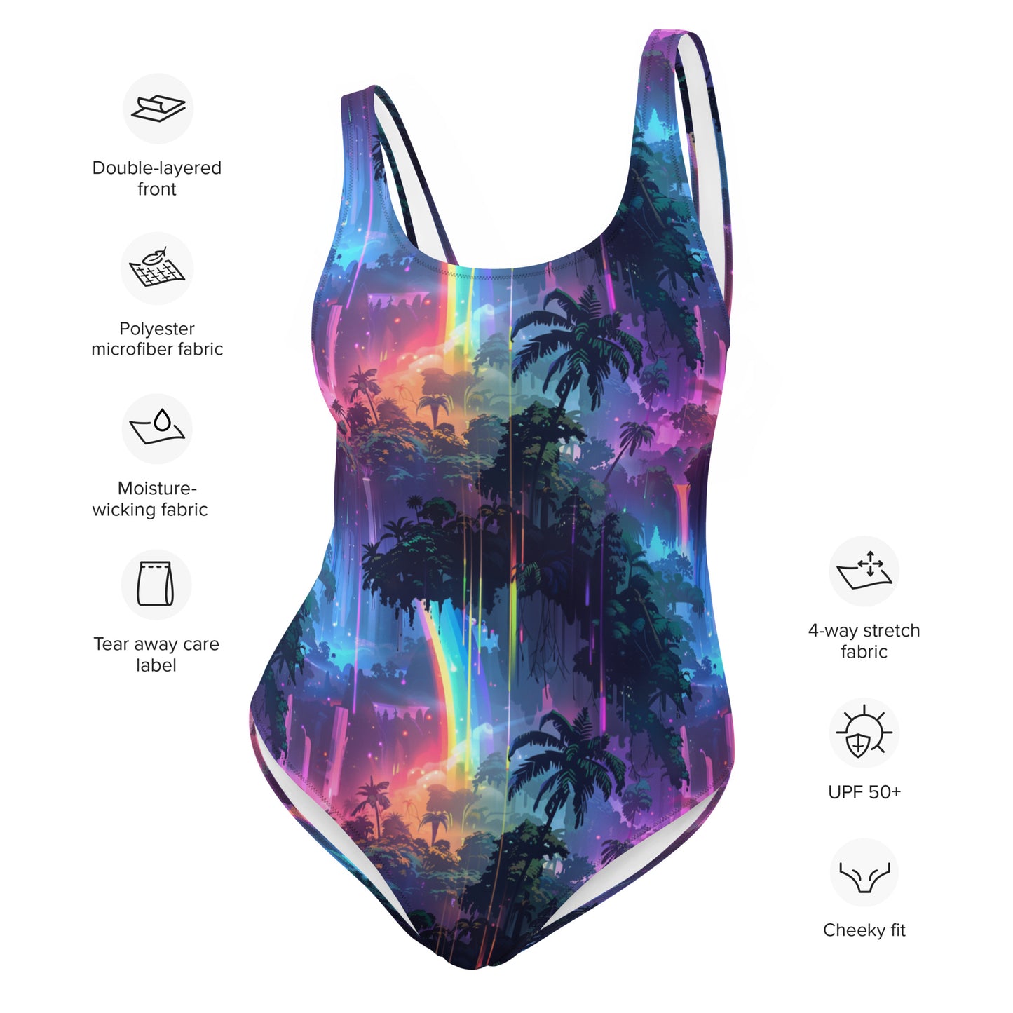 Waterfall Reflections One-Piece Swimsuit