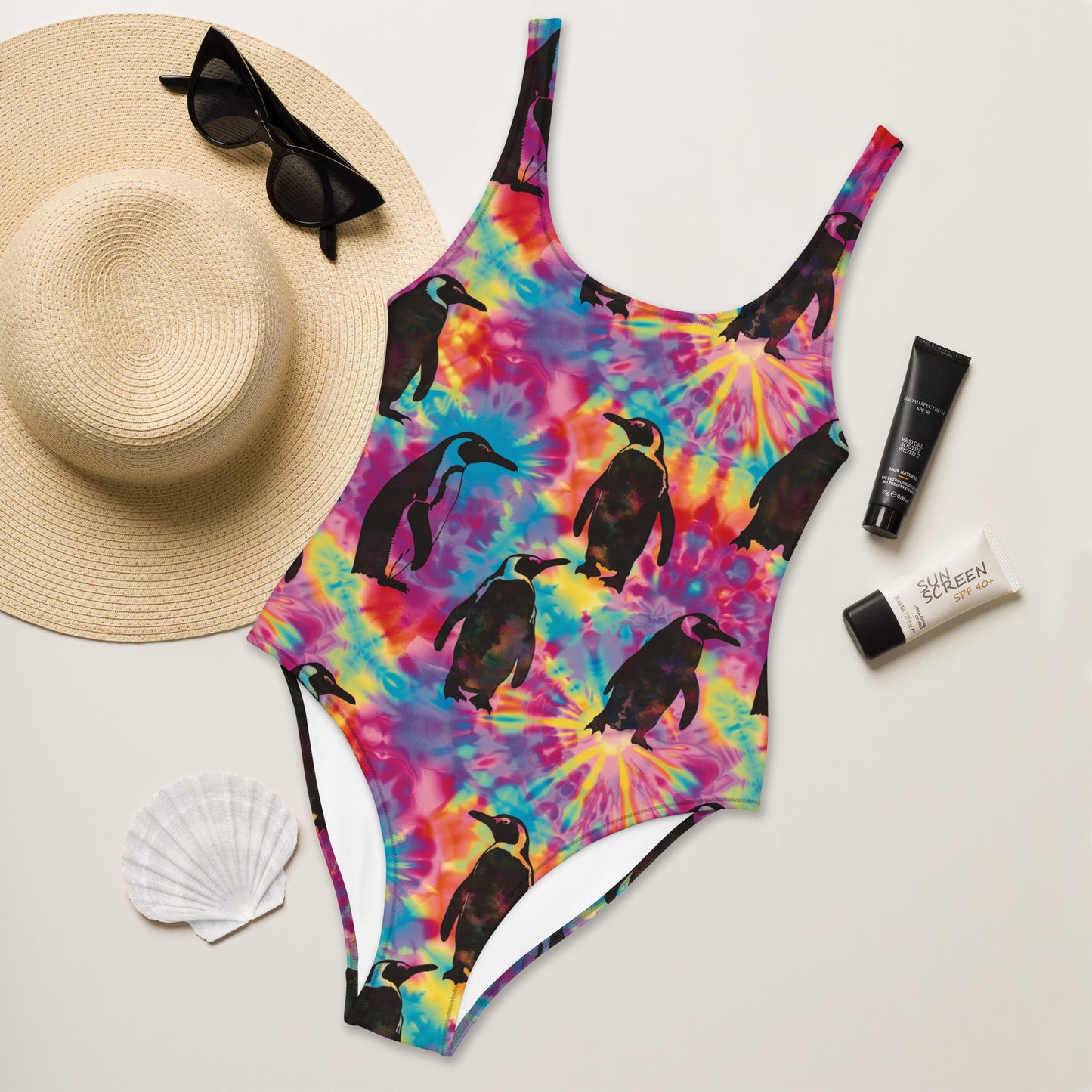 Penguin Rave One-Piece Swimsuit