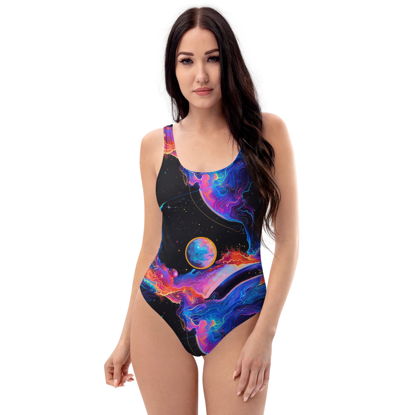 Planetary Highway One-Piece Swimsuit