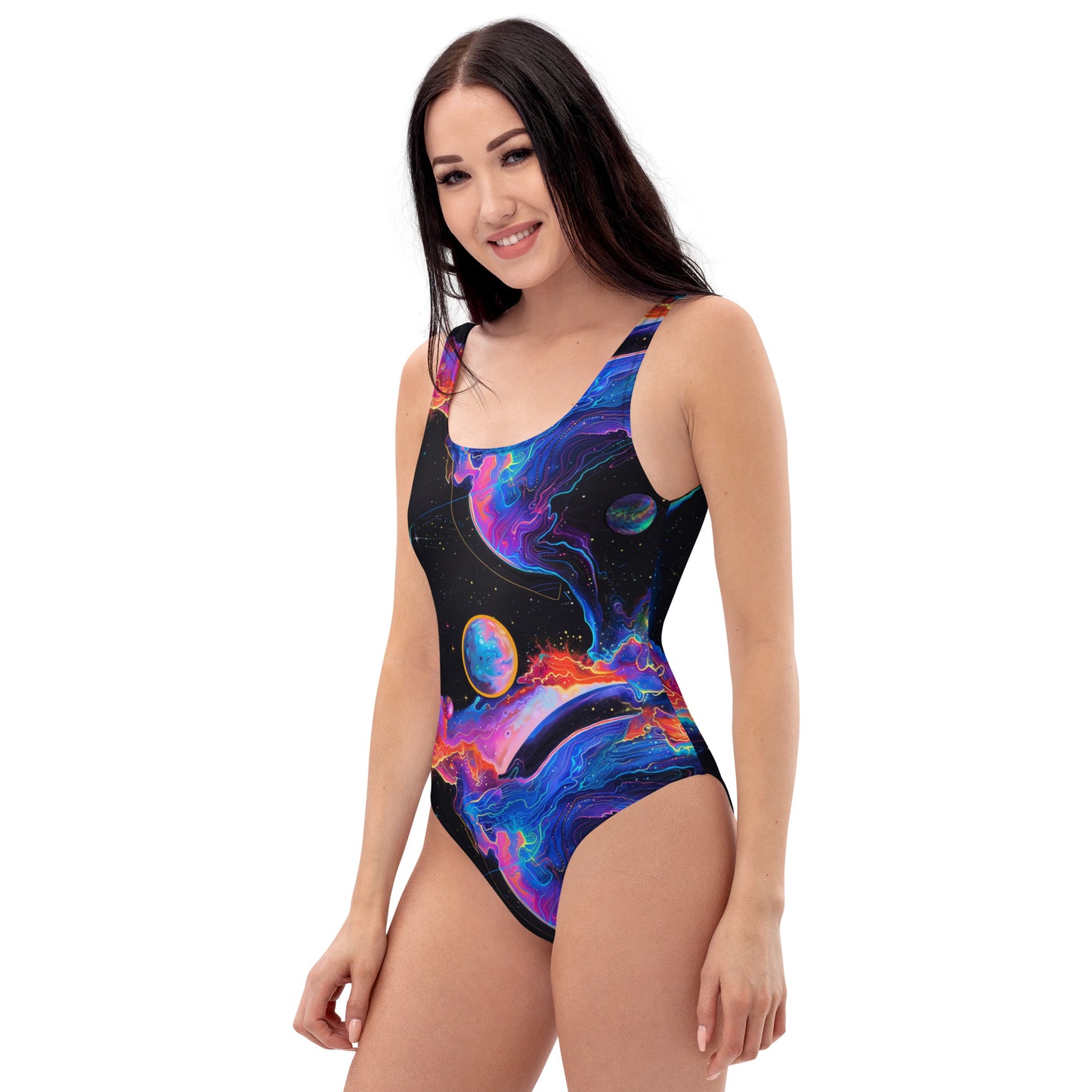 Planetary Highway One-Piece Swimsuit