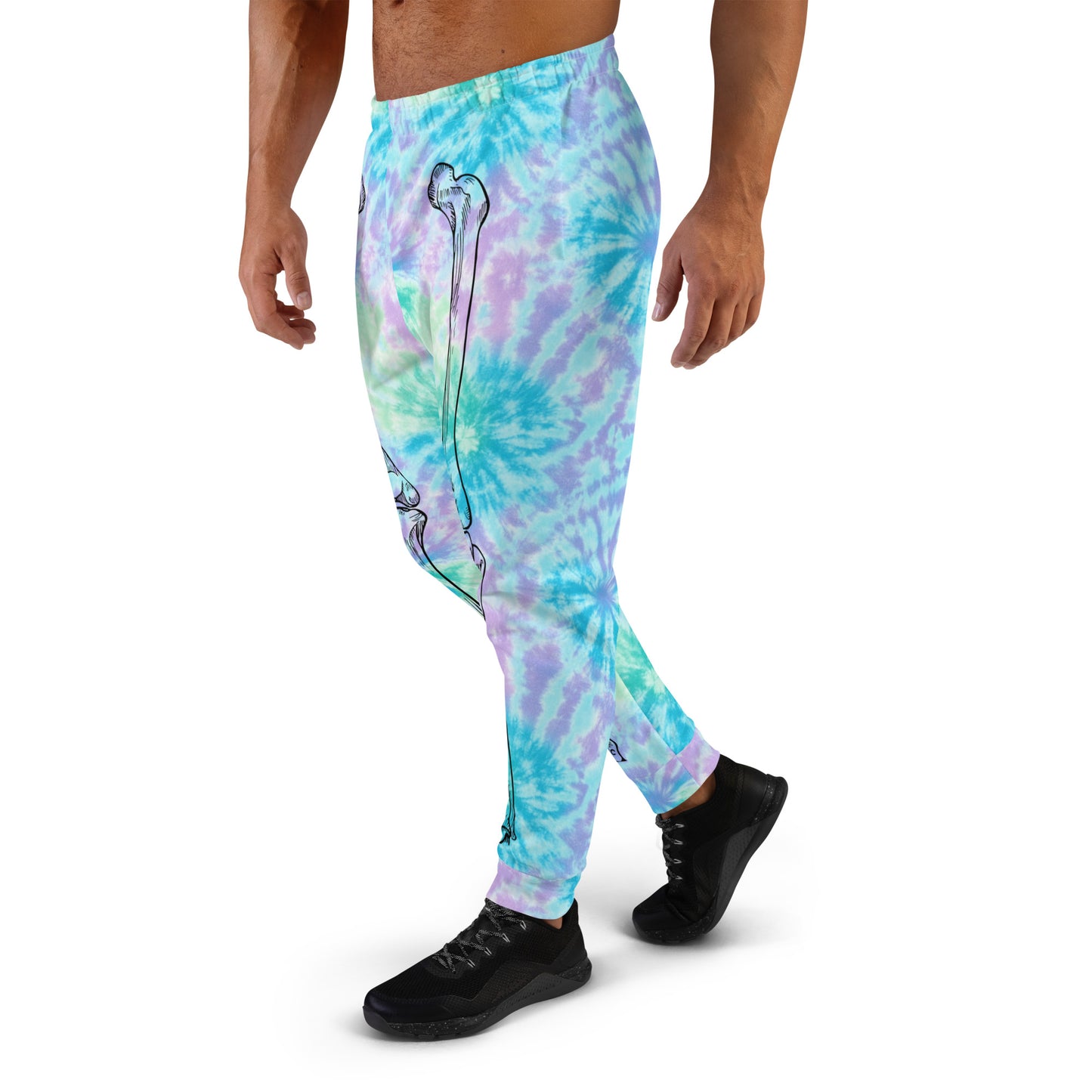 Candy Skeleton Halloween Men's Joggers