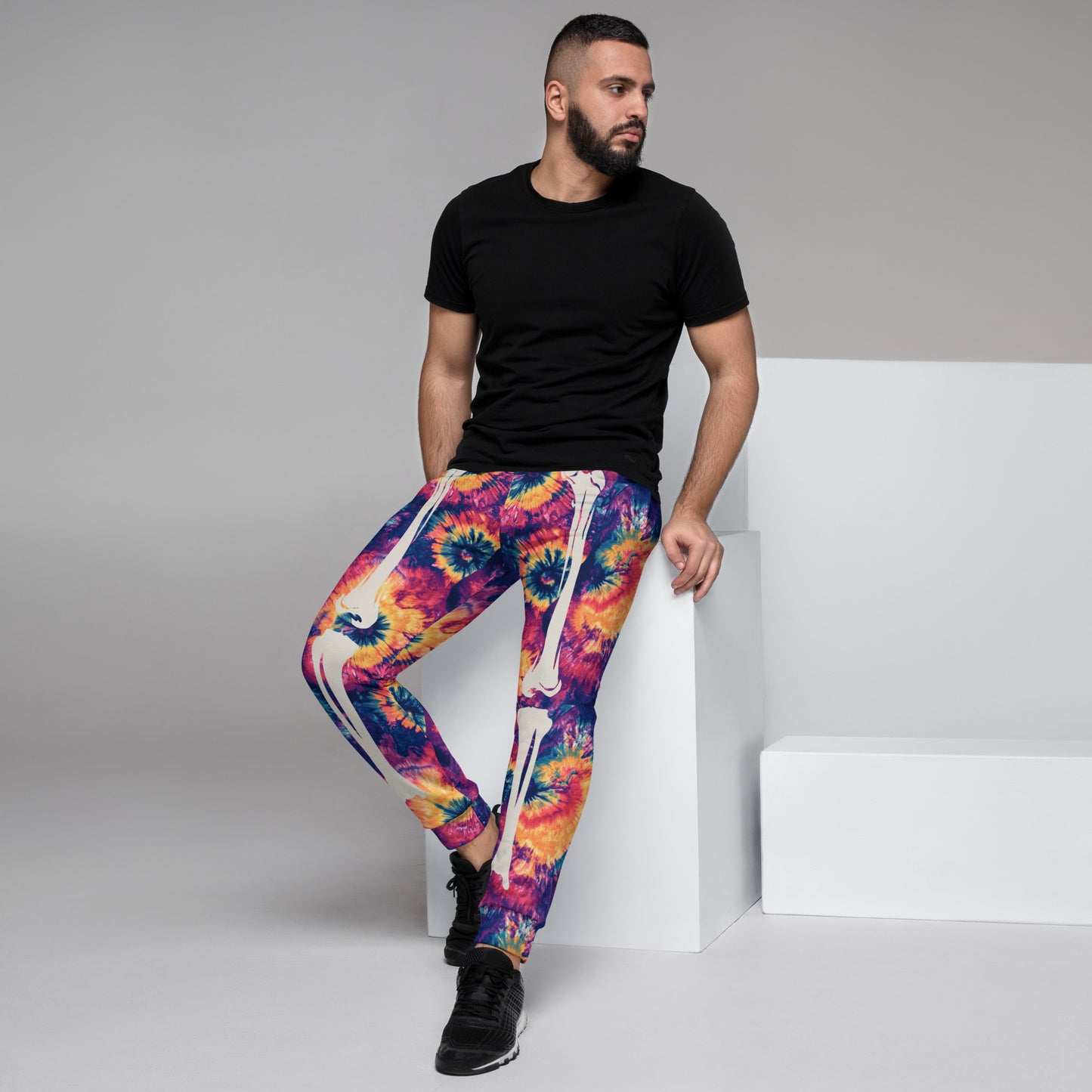 Sorbet Skeleton Halloween Men's Joggers