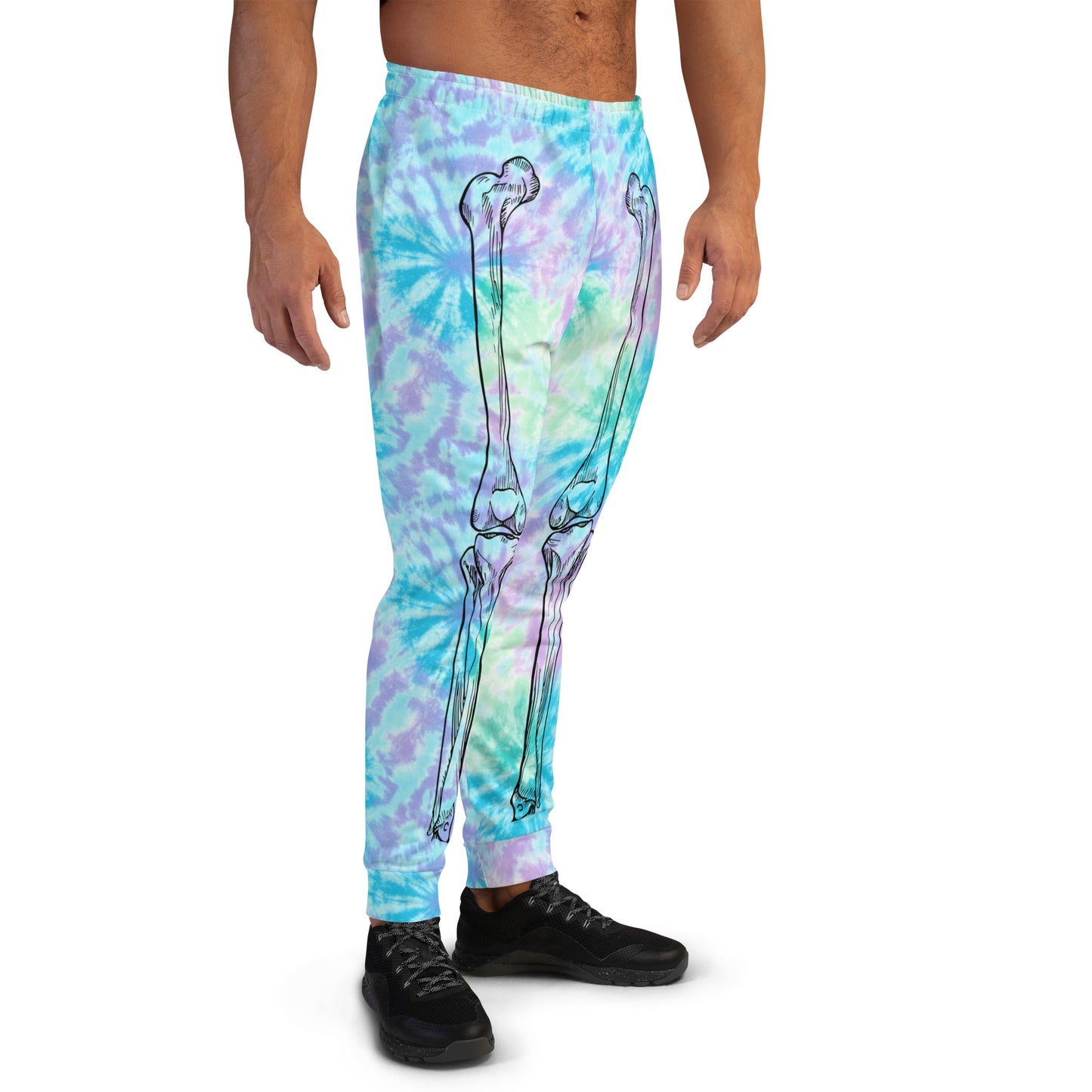 Candy Skeleton Halloween Men's Joggers