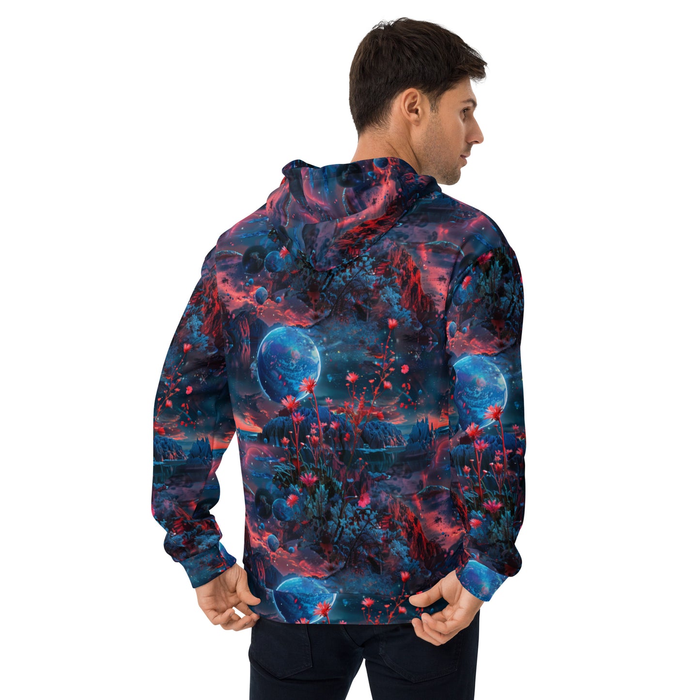 Midnight Crimson Unisex Hoodie