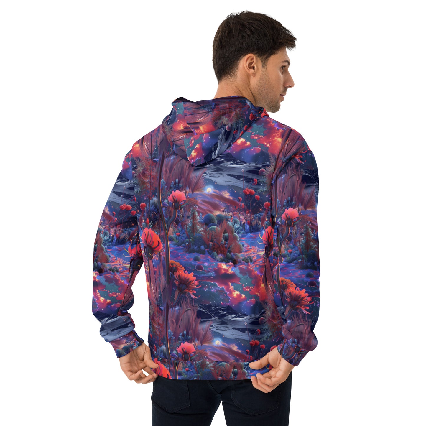 Lunar Poppies Unisex Hoodie