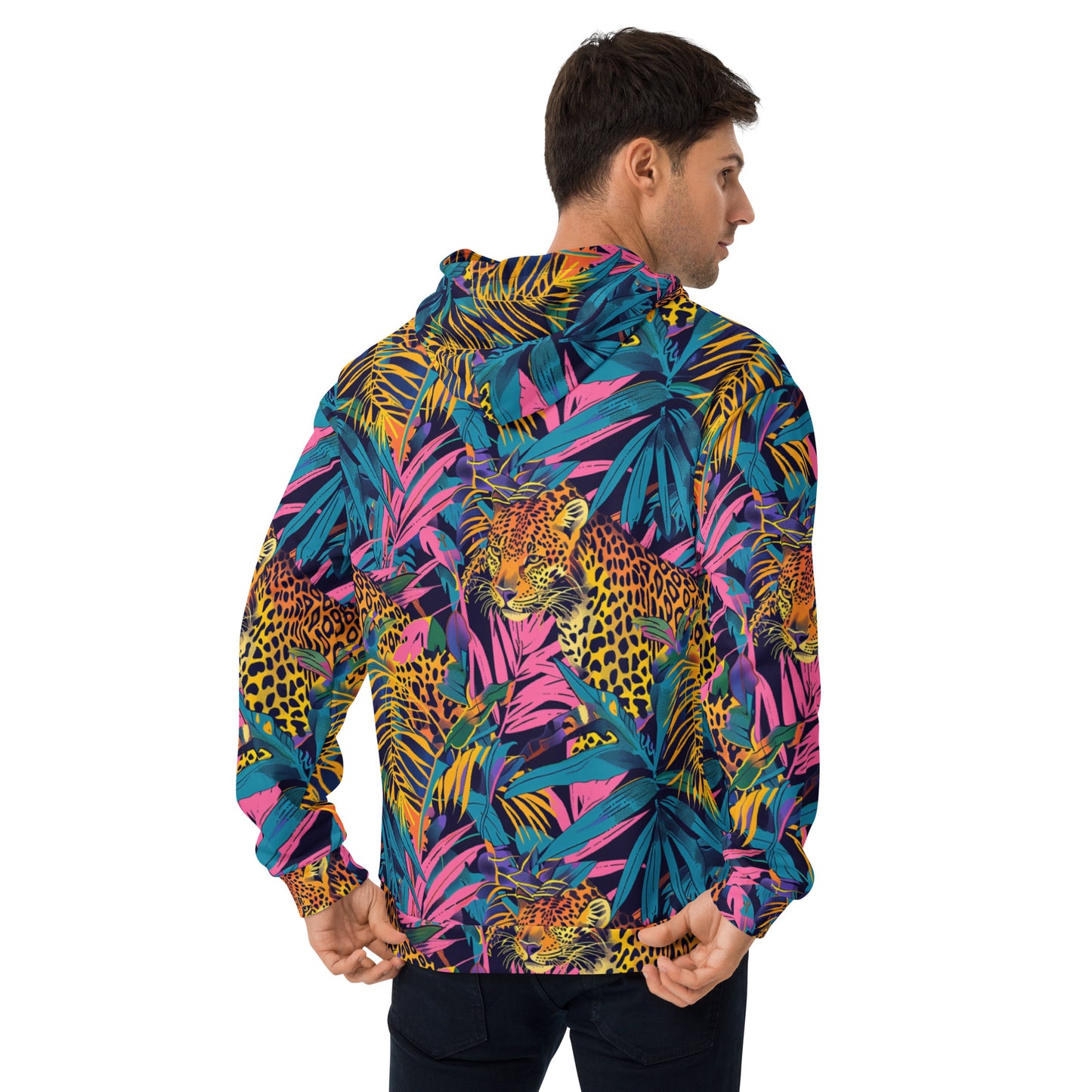 Neon Jungle Prowl Unisex Hoodie