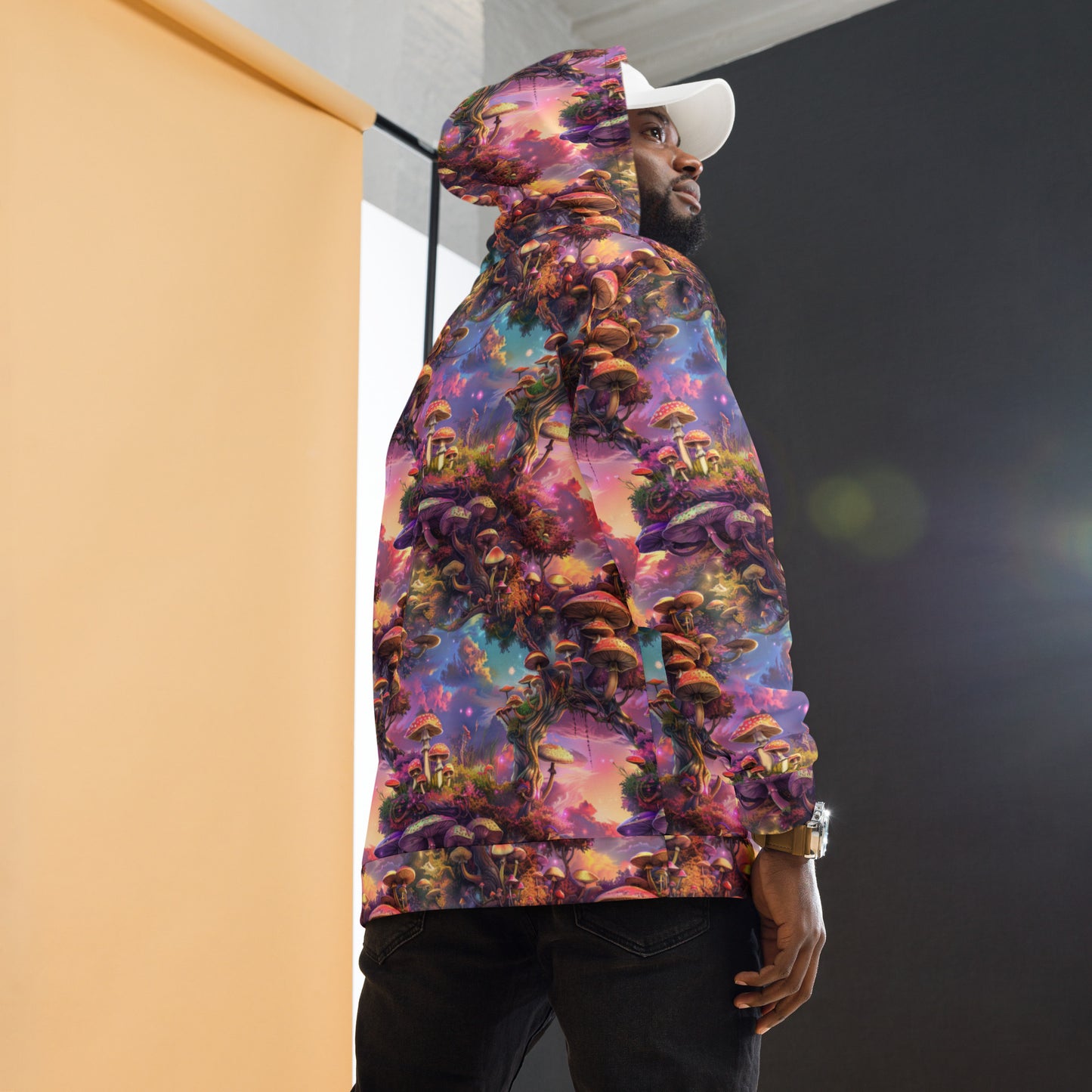 Mystic Mushroom Helix Unisex Hoodie