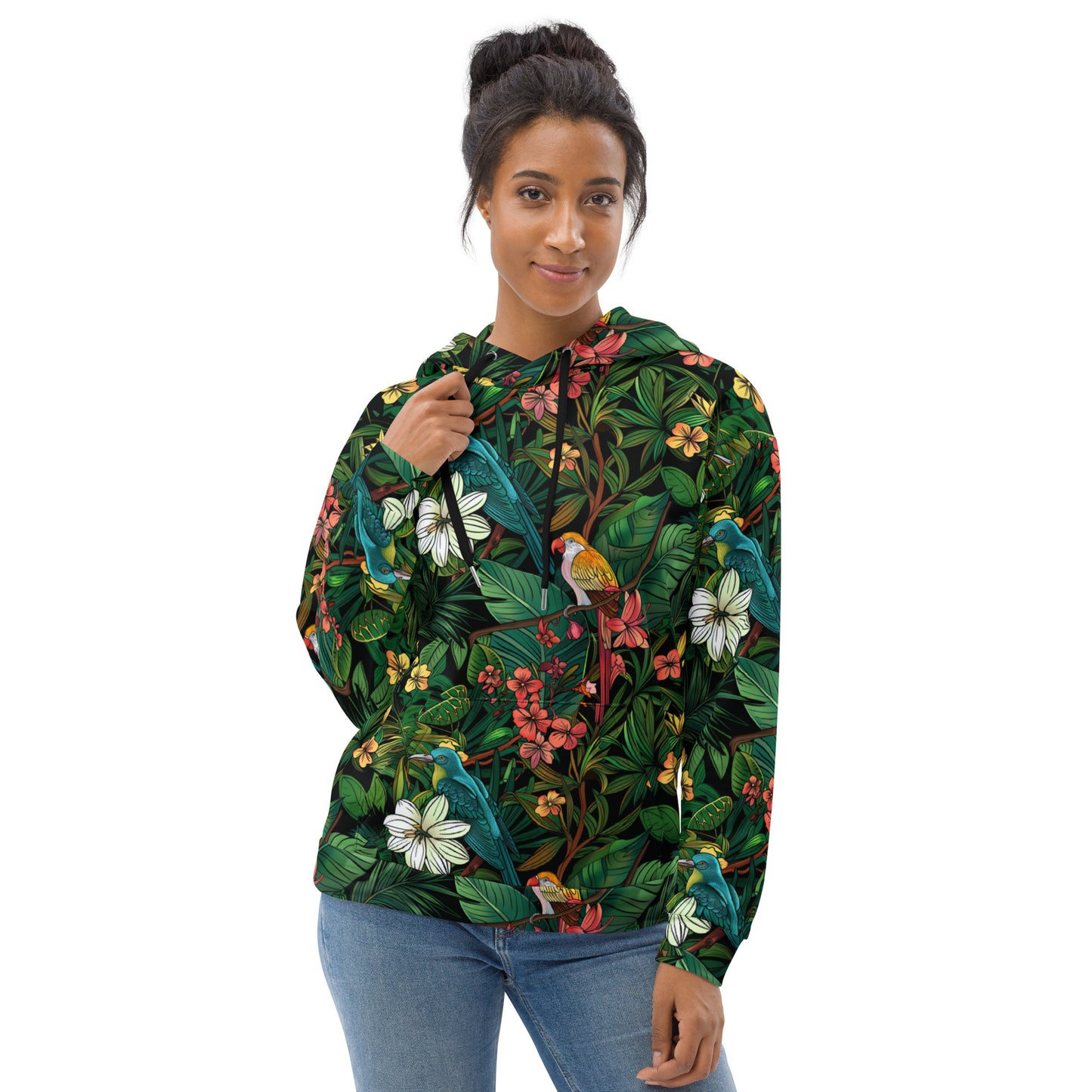 Feathers and Foliage Unisex Hoodie