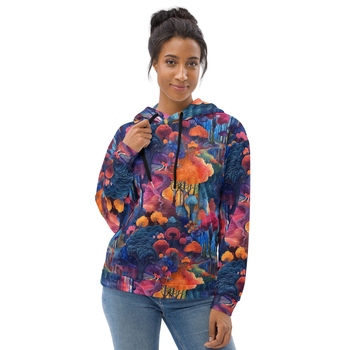 Watercolor Woods Unisex Hoodie