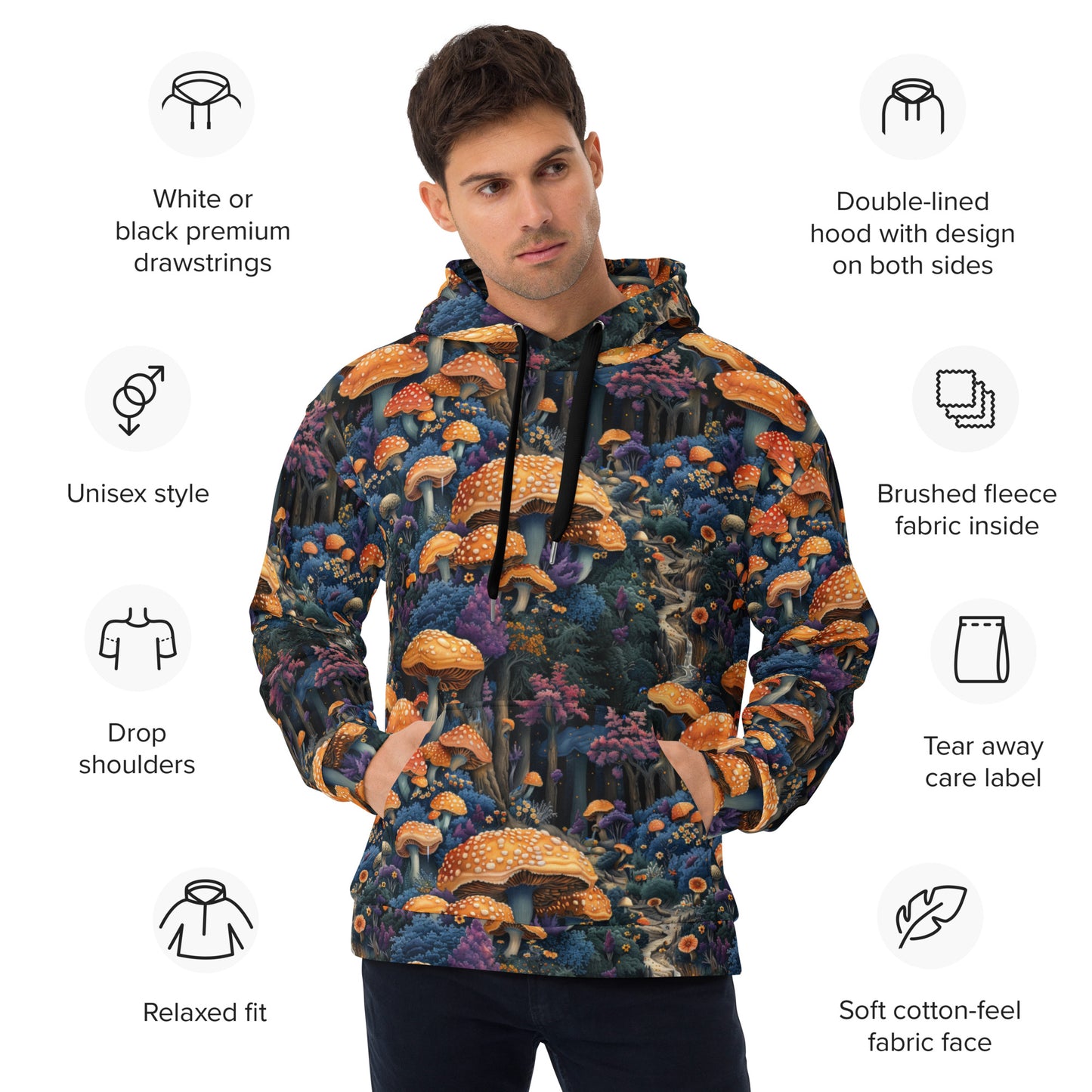 Mushroom Kingdom Unisex Hoodie