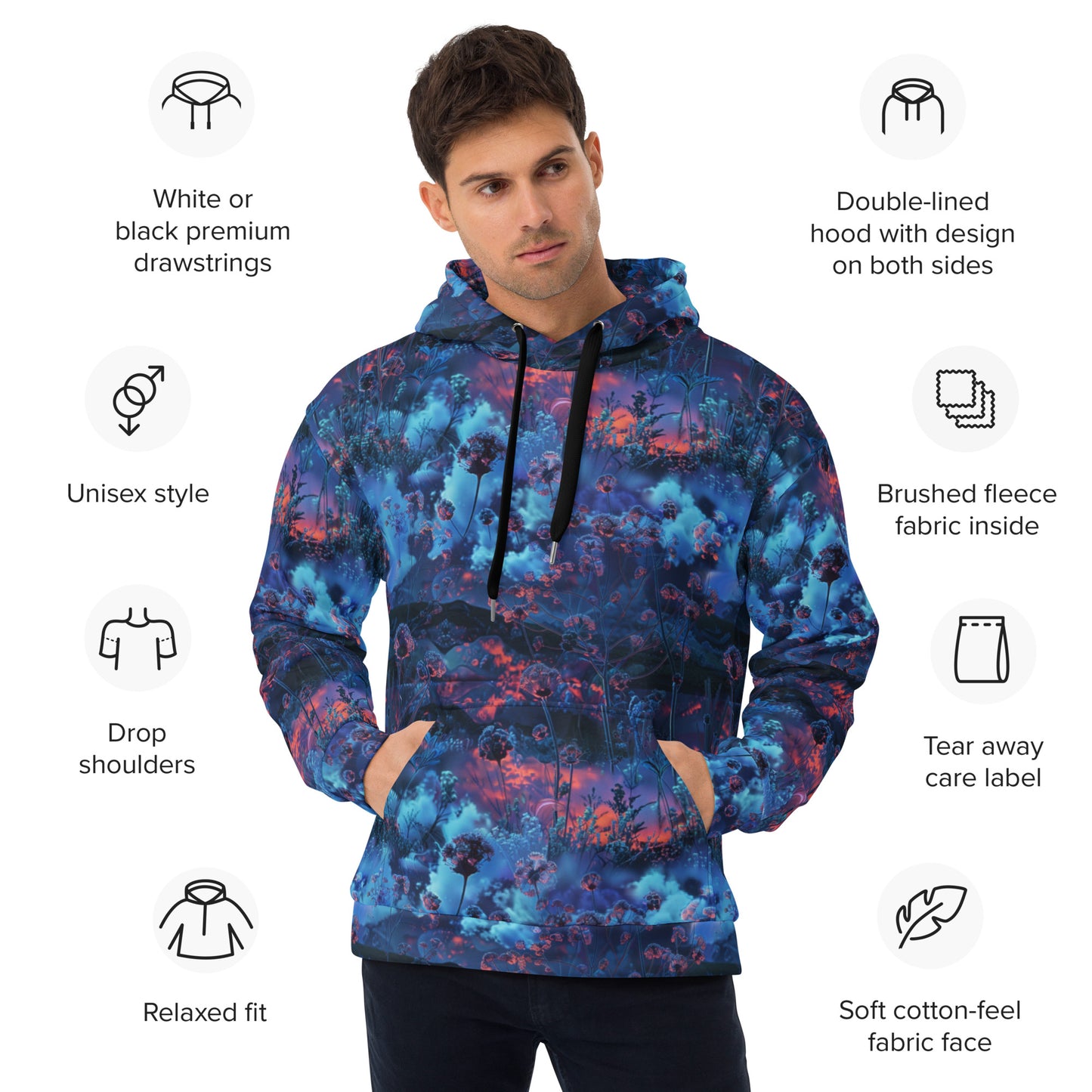 Blueberry Wishes Unisex Hoodie