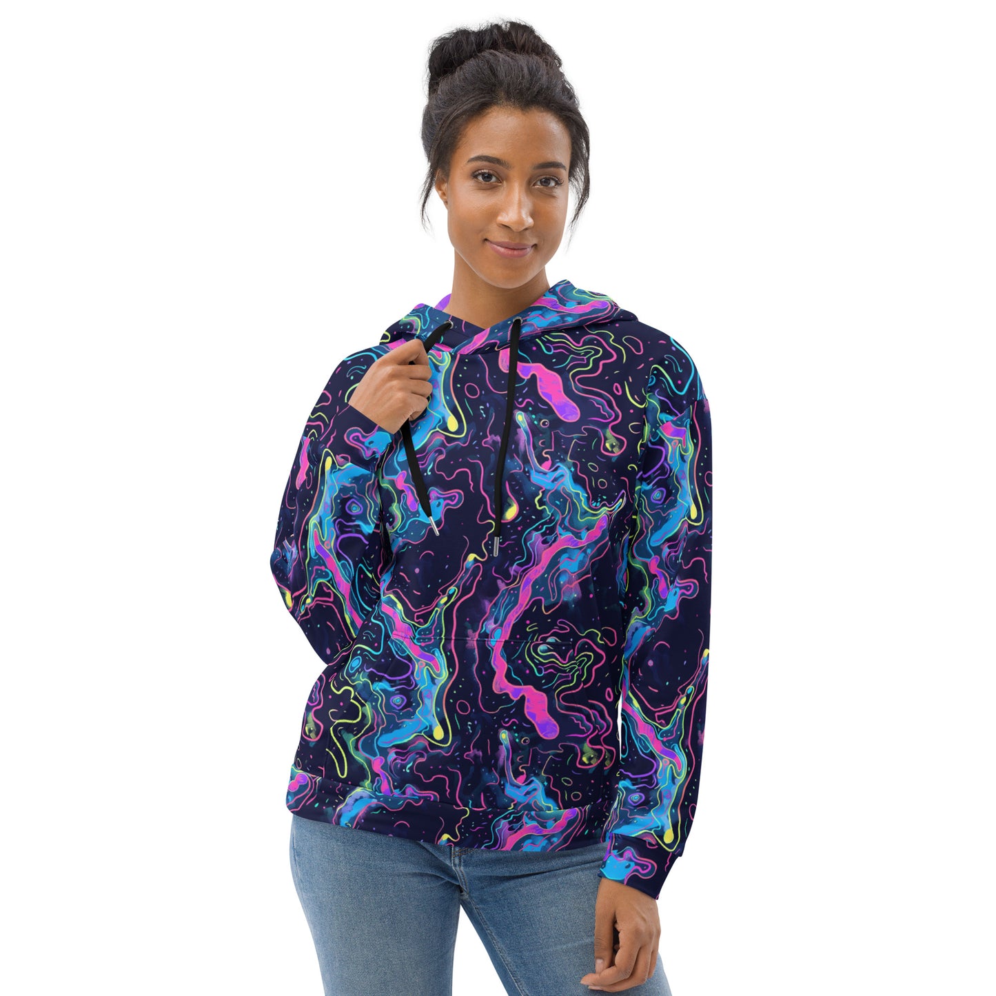 Neon Aurora Unisex Hoodie