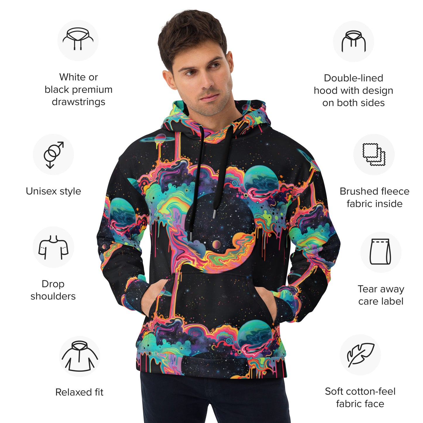 Cosmic Drip Unisex Hoodie