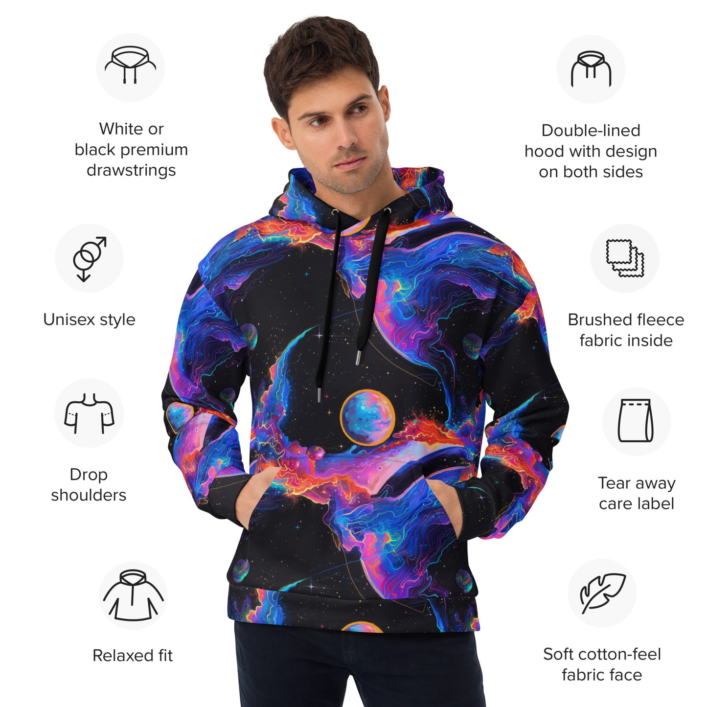 Planetary Highway Unisex Hoodie