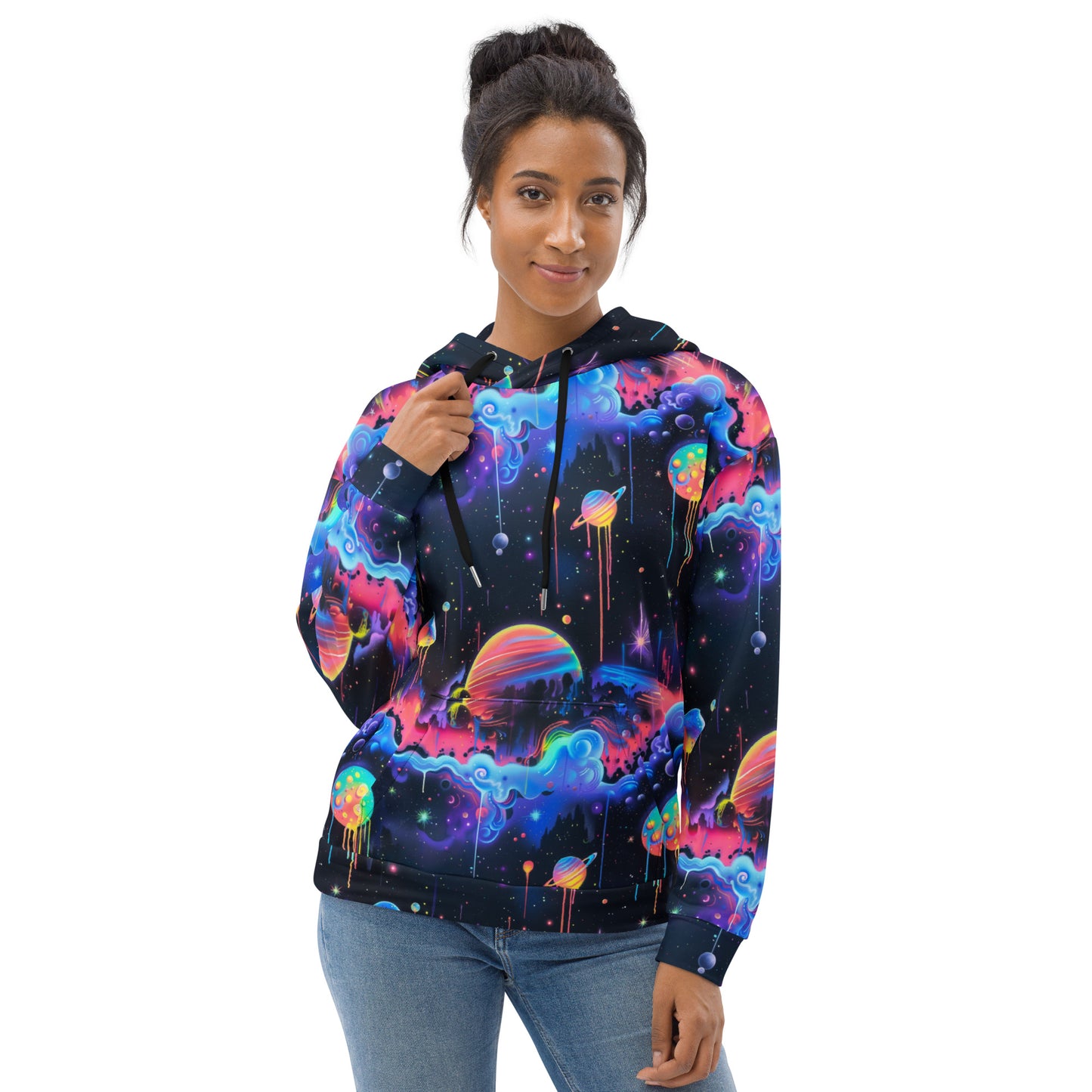 Glowing Galaxy Unisex Hoodie