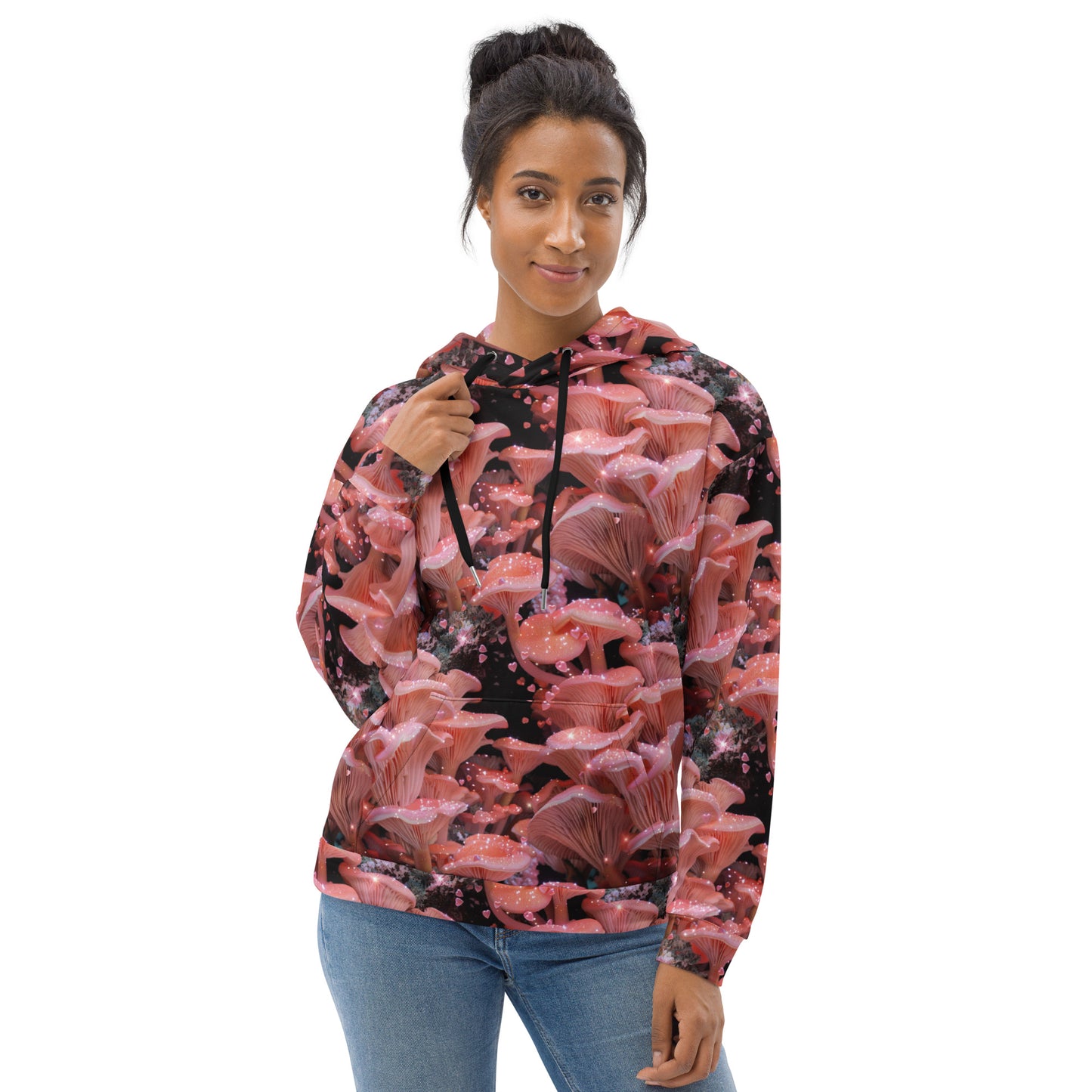 Pink Oyster Mushroom Unisex Hoodie
