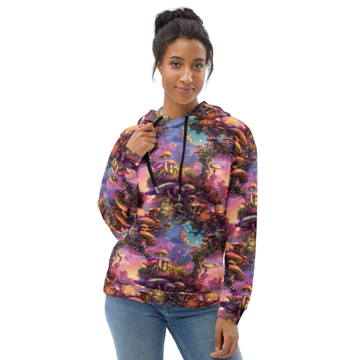 Mystic Mushroom Helix Unisex Hoodie