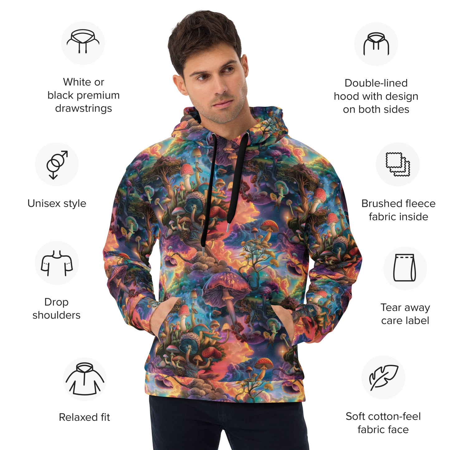 Mycelium Paradise Unisex Hoodie