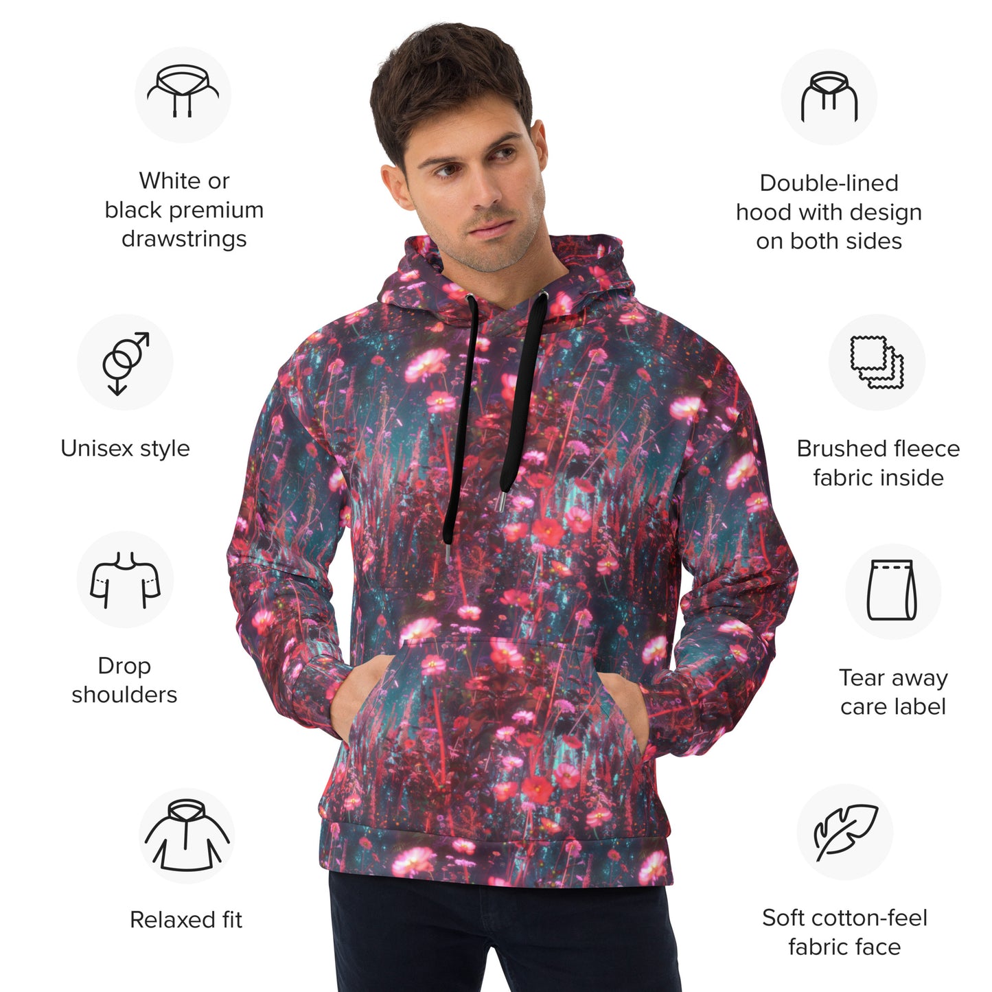 Vermilion Vibes Unisex Hoodie