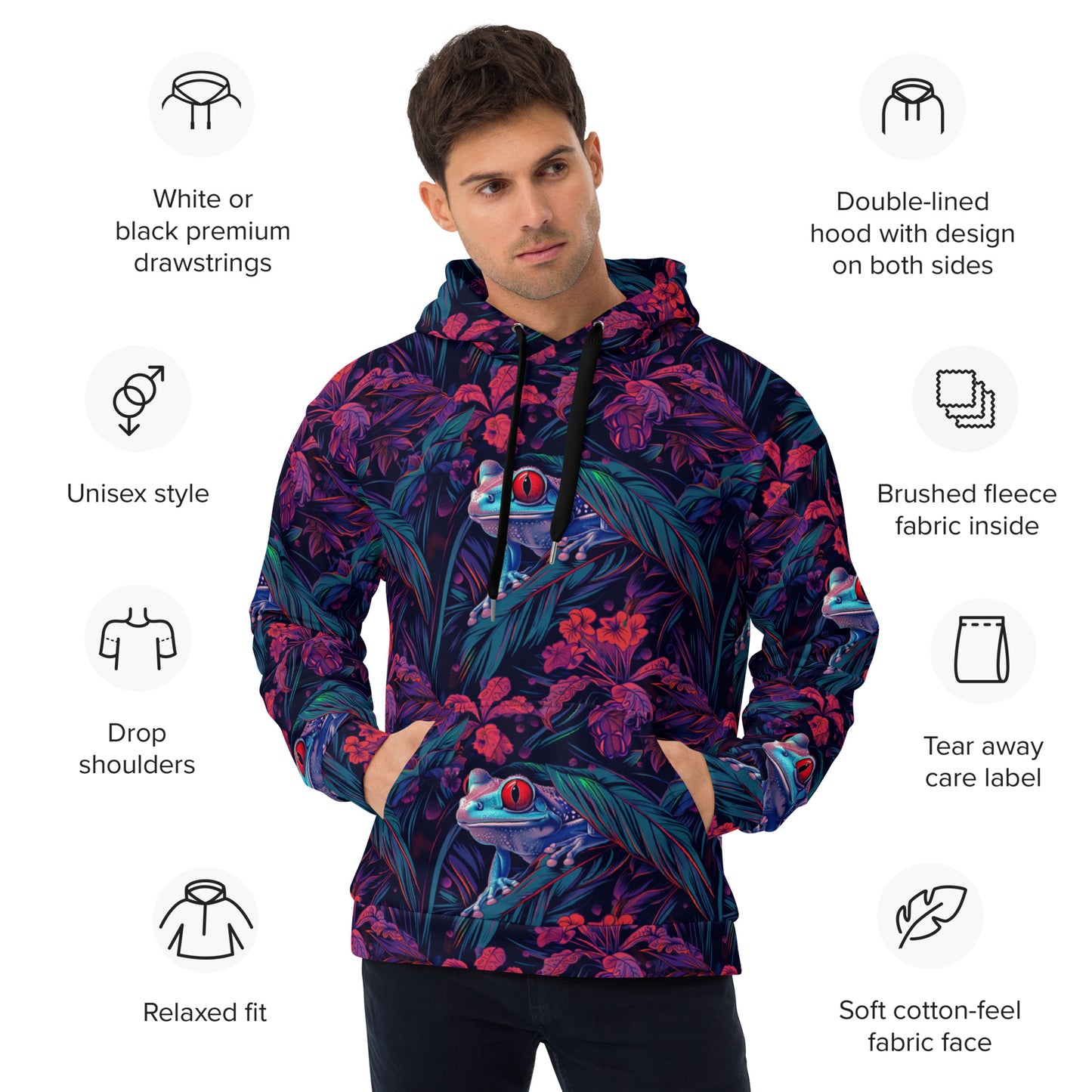 Tree Frog Unisex Hoodie