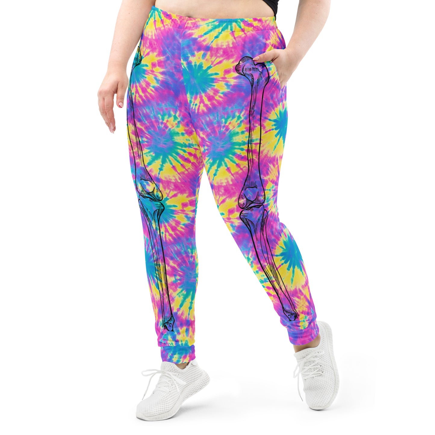 Sherbet Skeleton Halloween Women's Joggers