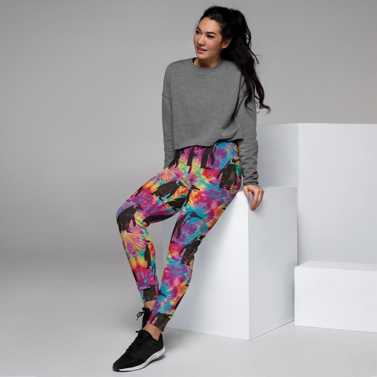 Penguin Rave Tie Dye Women's Joggers