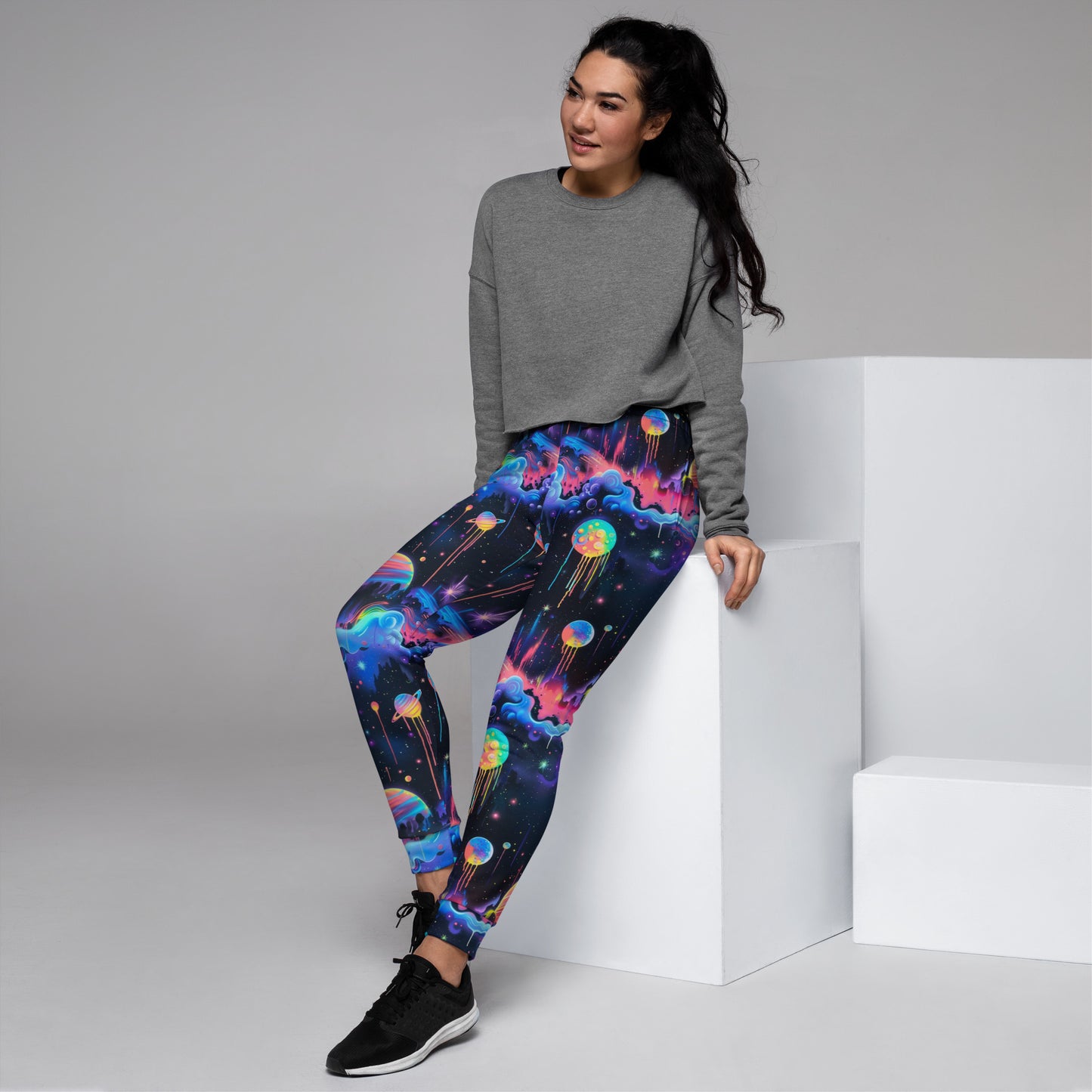 Glowing Galaxy Women's Joggers