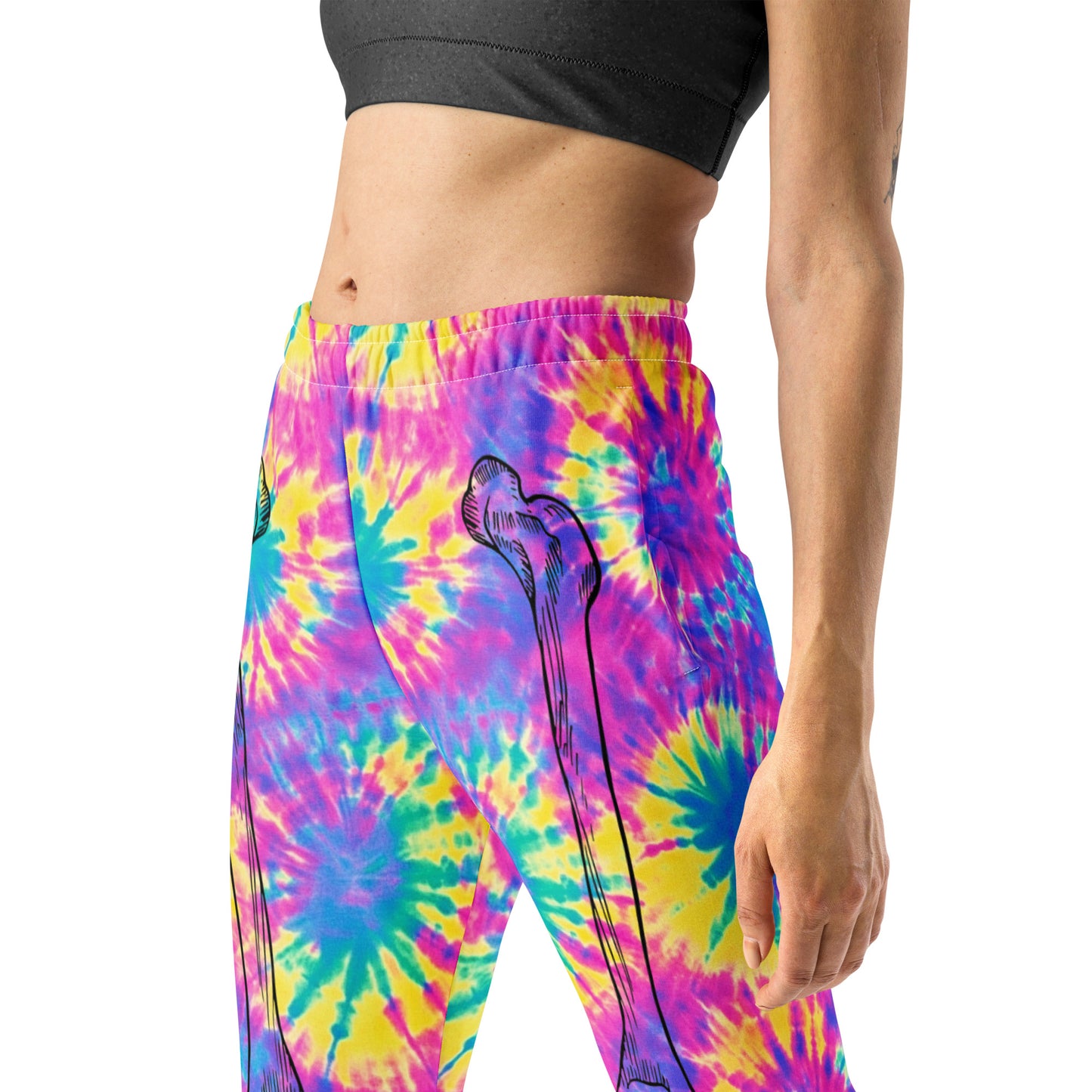 Sherbet Skeleton Halloween Women's Joggers