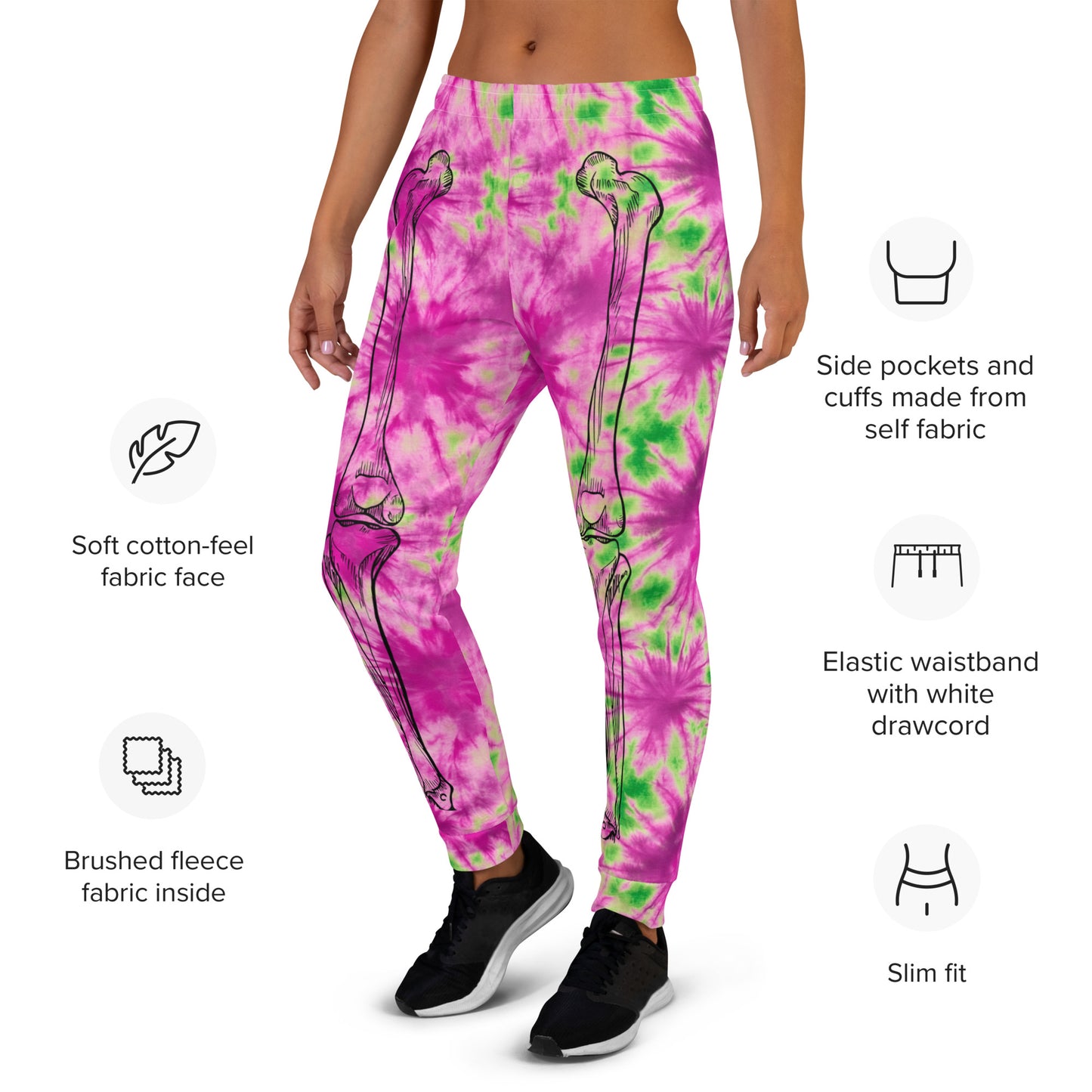 Watermelon Skeleton Halloween Women's Joggers
