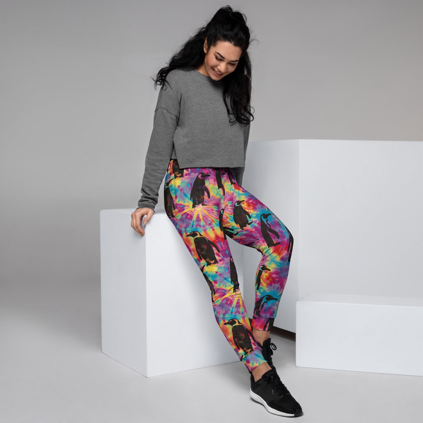 Penguin Rave Tie Dye Women's Joggers