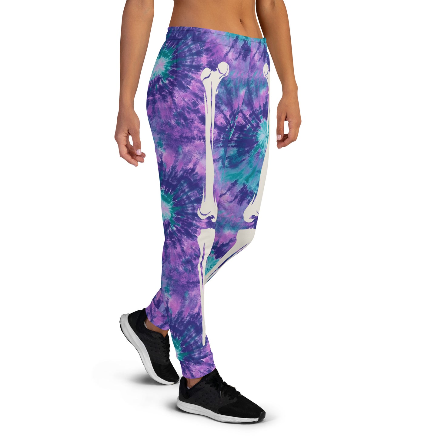 Purple Skeleton Halloween Women's Joggers