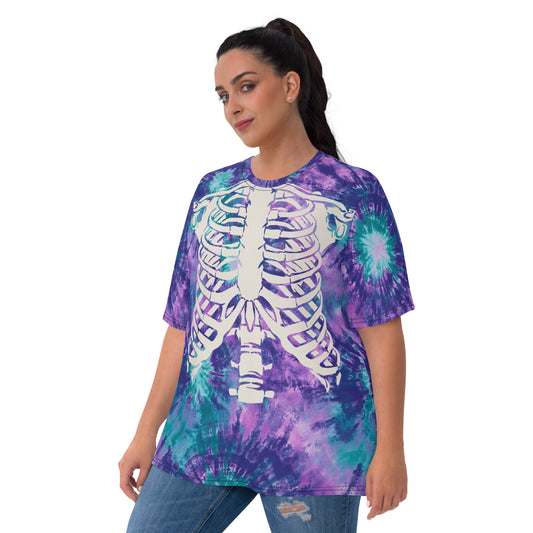 Purple Rib Cage Halloween Women's T-shirt