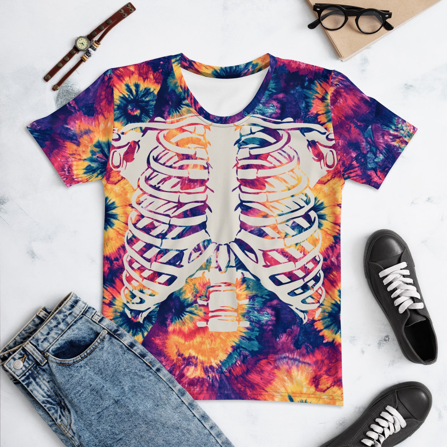 Sorbet Rib Cage Halloween Women's T-shirt