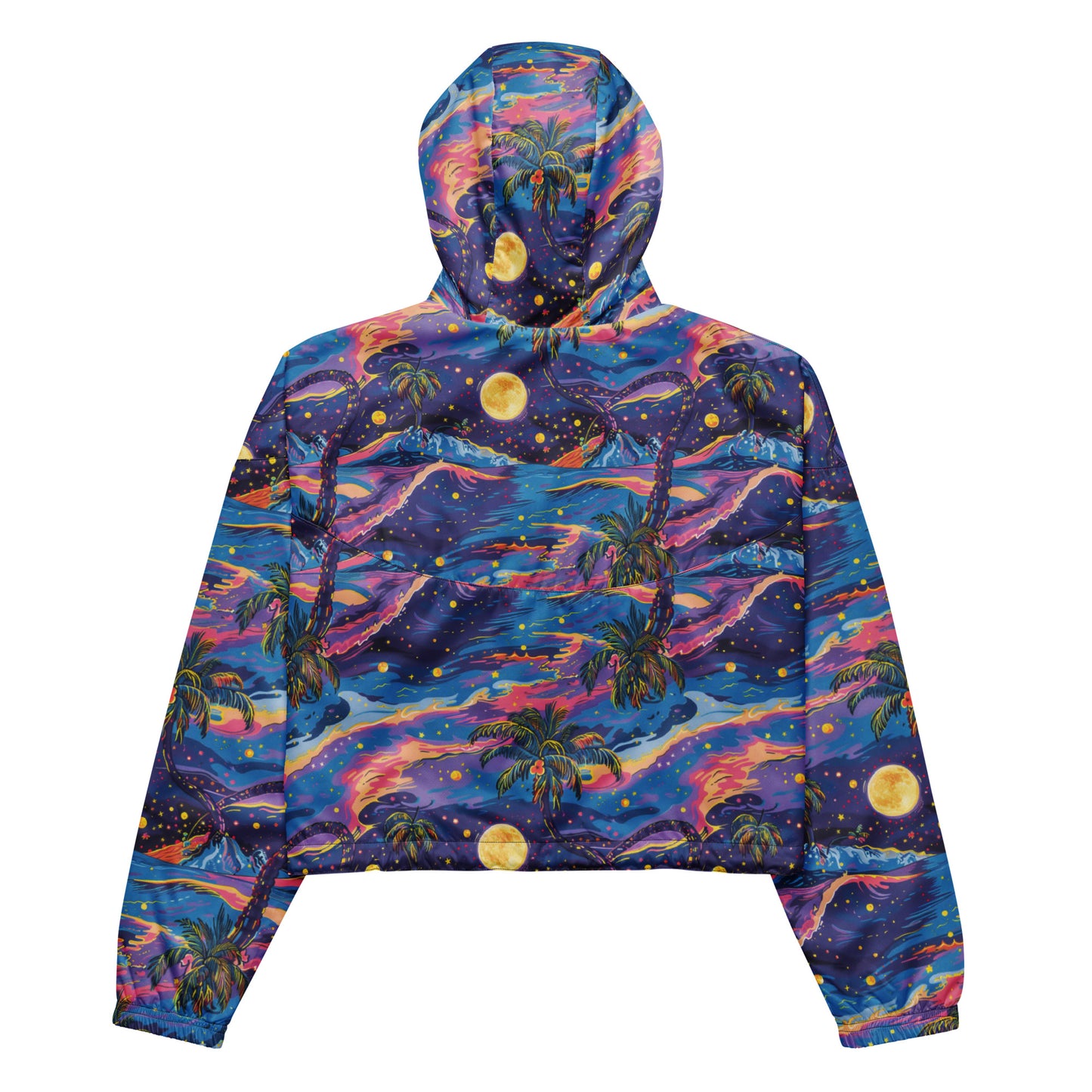 Cosmic Malibu Women’s Cropped Windbreaker