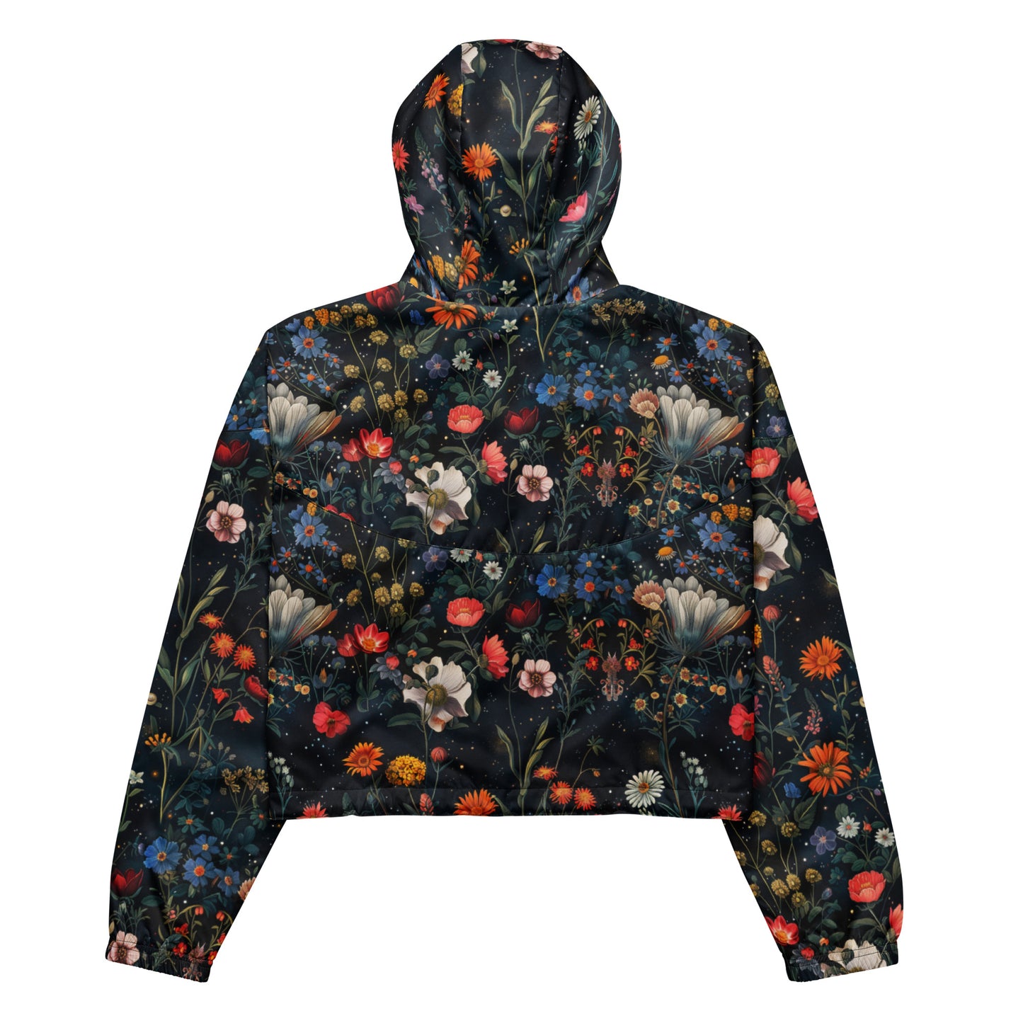 Astral Bloomscape Women’s Cropped Windbreaker