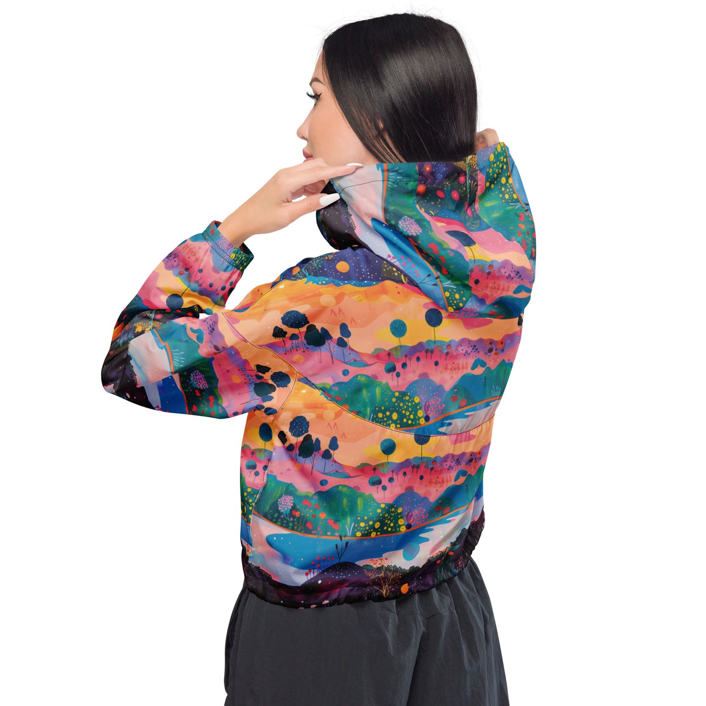 Rolling Meadow Women’s Cropped Windbreaker