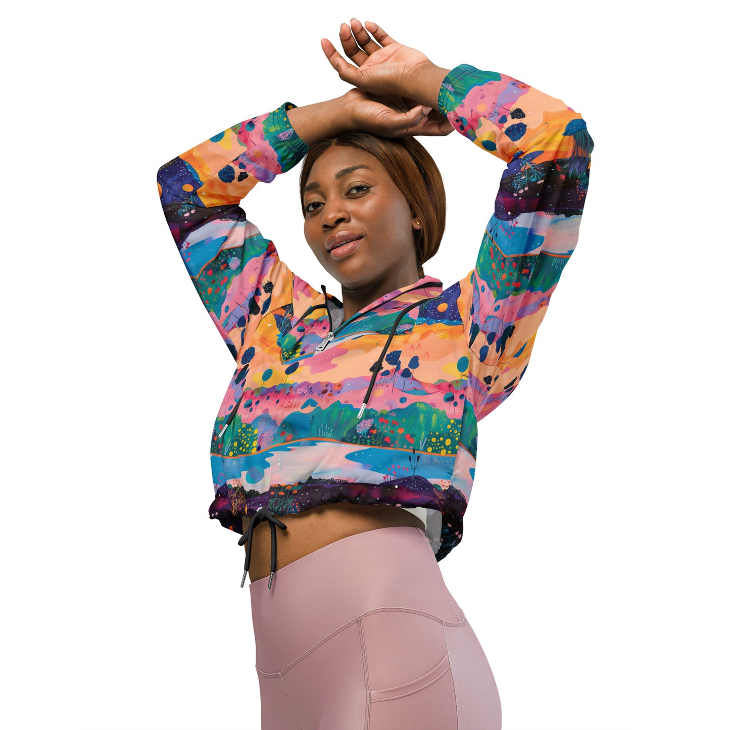 Rolling Meadow Women’s Cropped Windbreaker