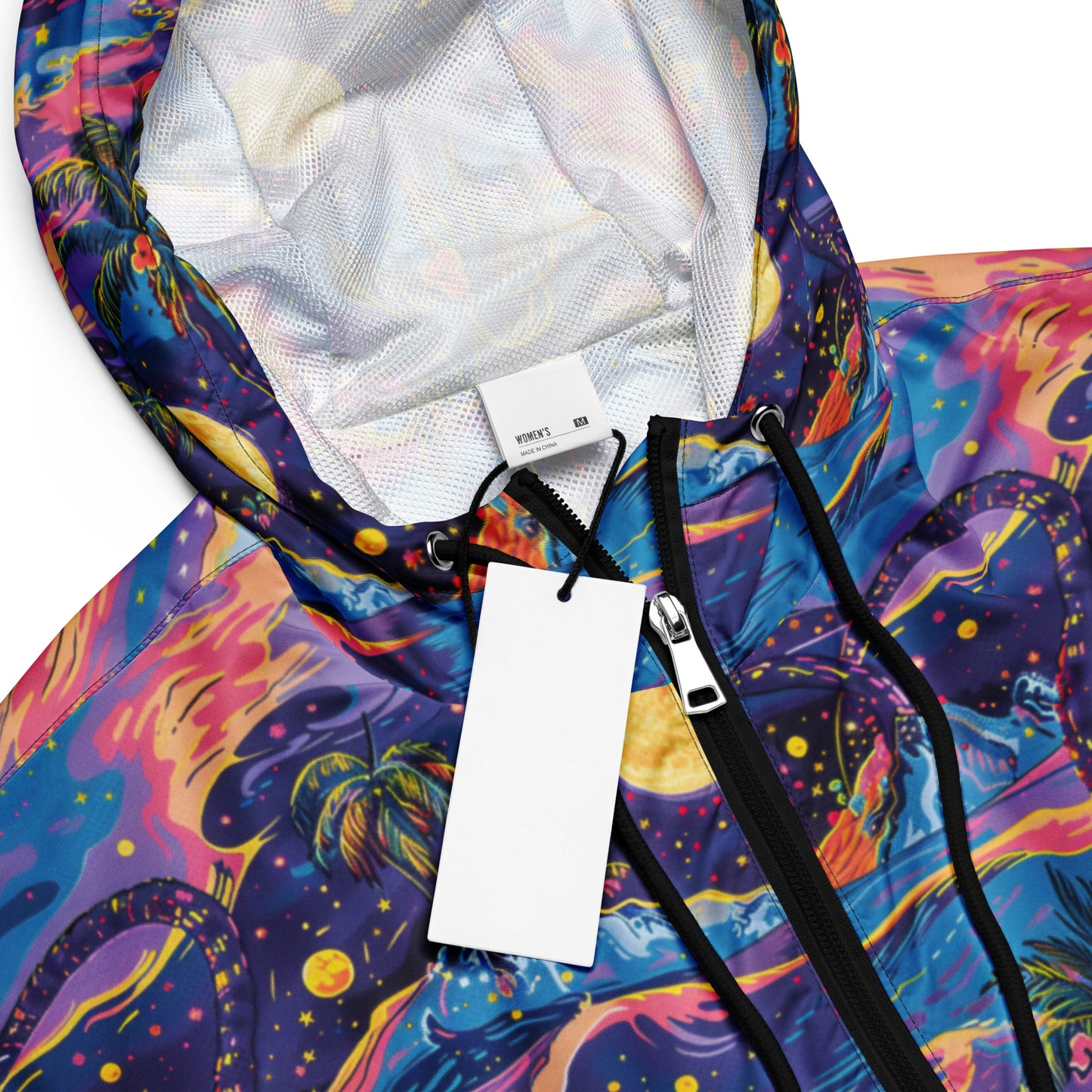 Cosmic Malibu Women’s Cropped Windbreaker