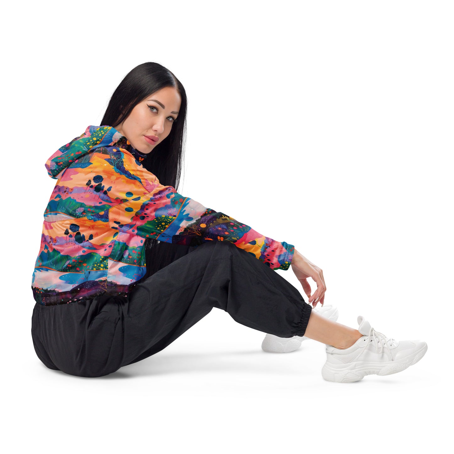 Rolling Meadow Women’s Cropped Windbreaker