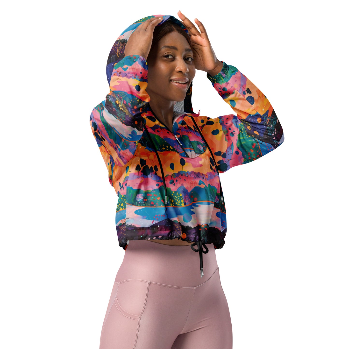 Rolling Meadow Women’s Cropped Windbreaker