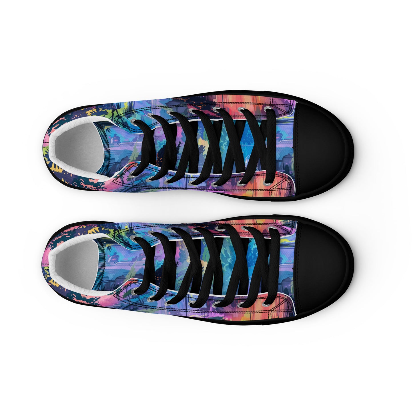 Sun Catcher Women’s High Top Canvas Shoes